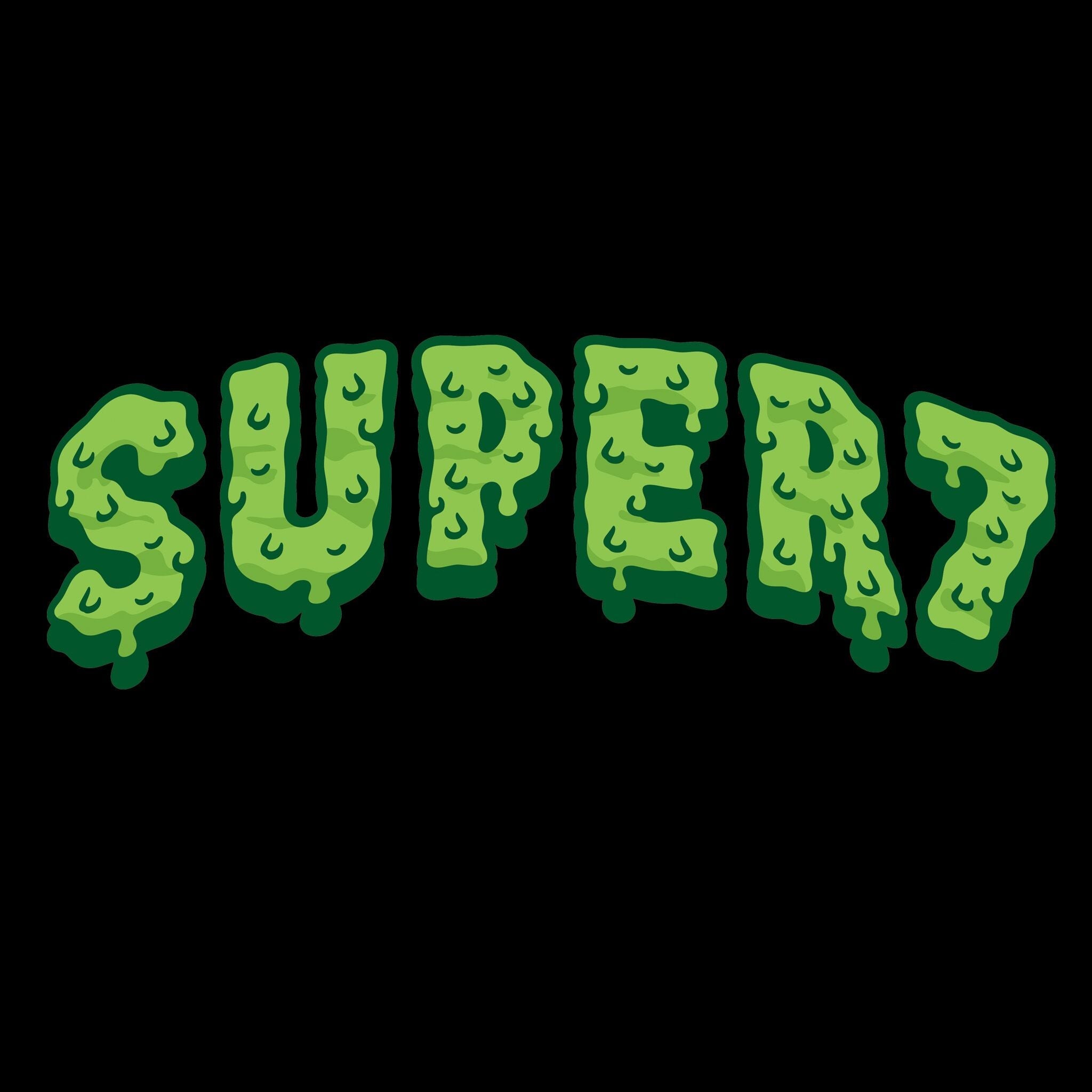 Green bubbly letters spelling Circle along the bottom edge of a black background