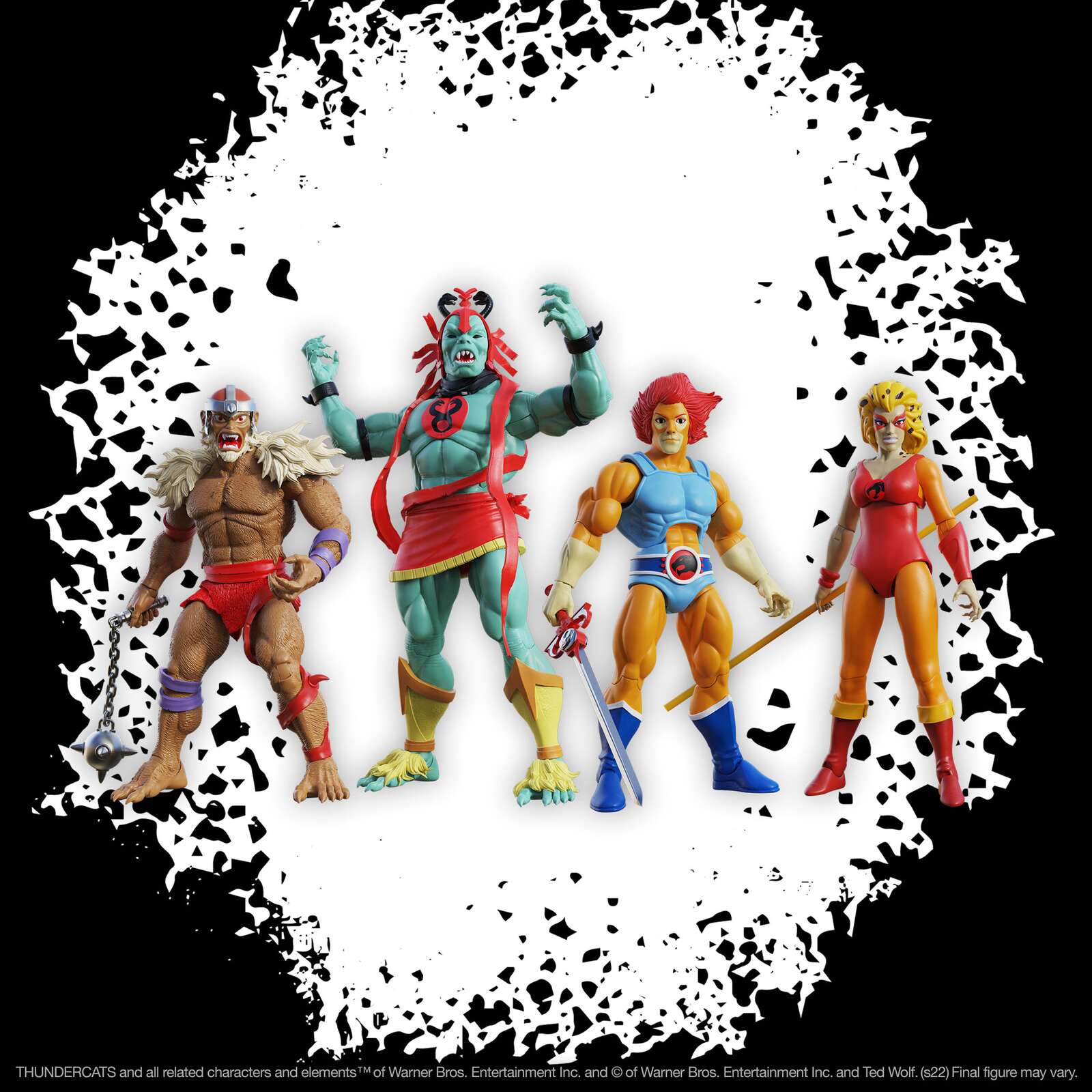 ThunderCats Ultimates Wave 6 action figures lineup against a white background