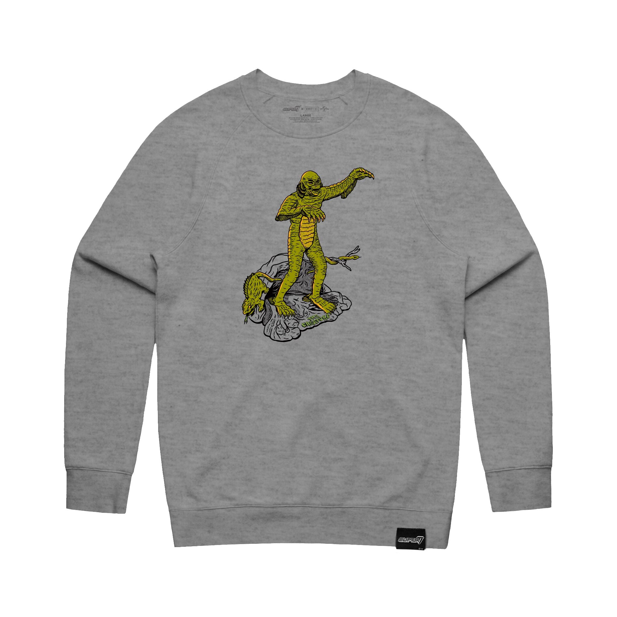 Creature Model Kit Crewneck Heather Gray Fleece