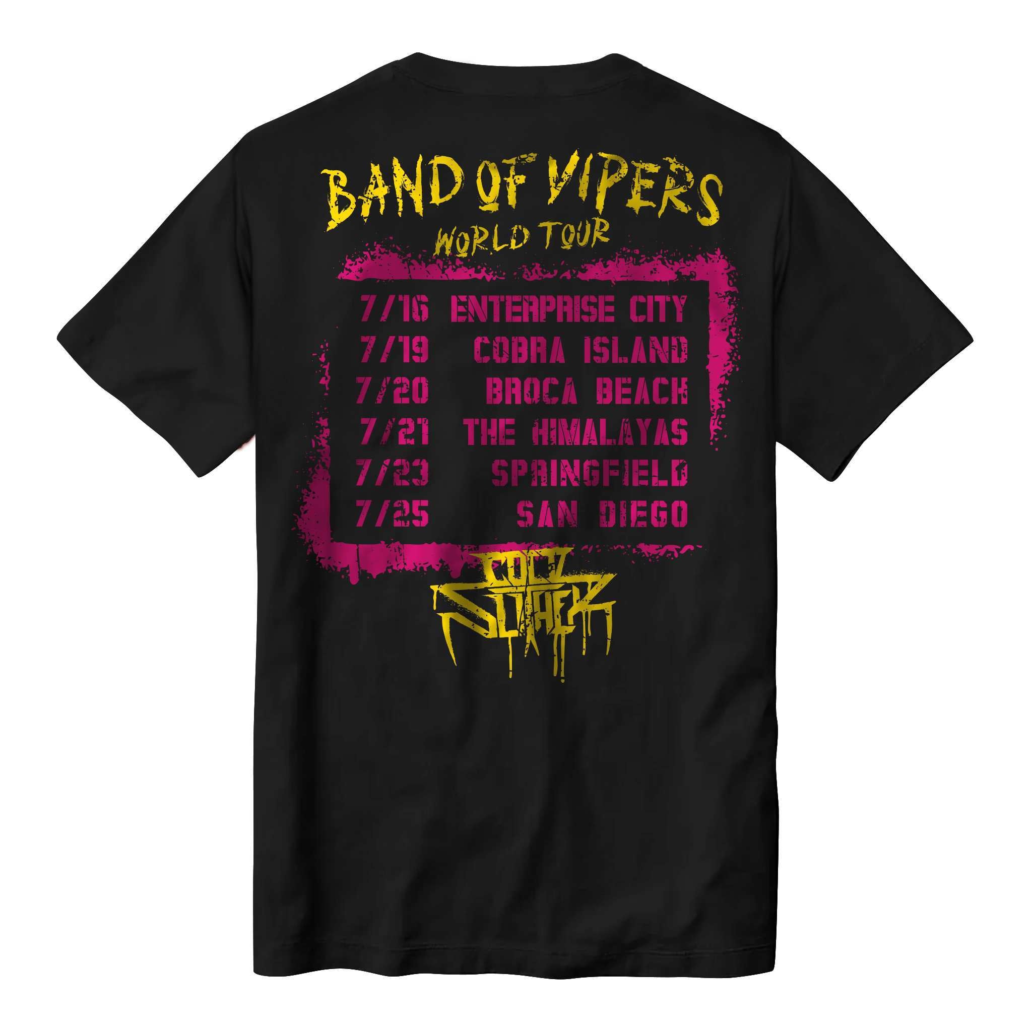 G.I. Joe T-Shirts - Cold Slither Tour Tee