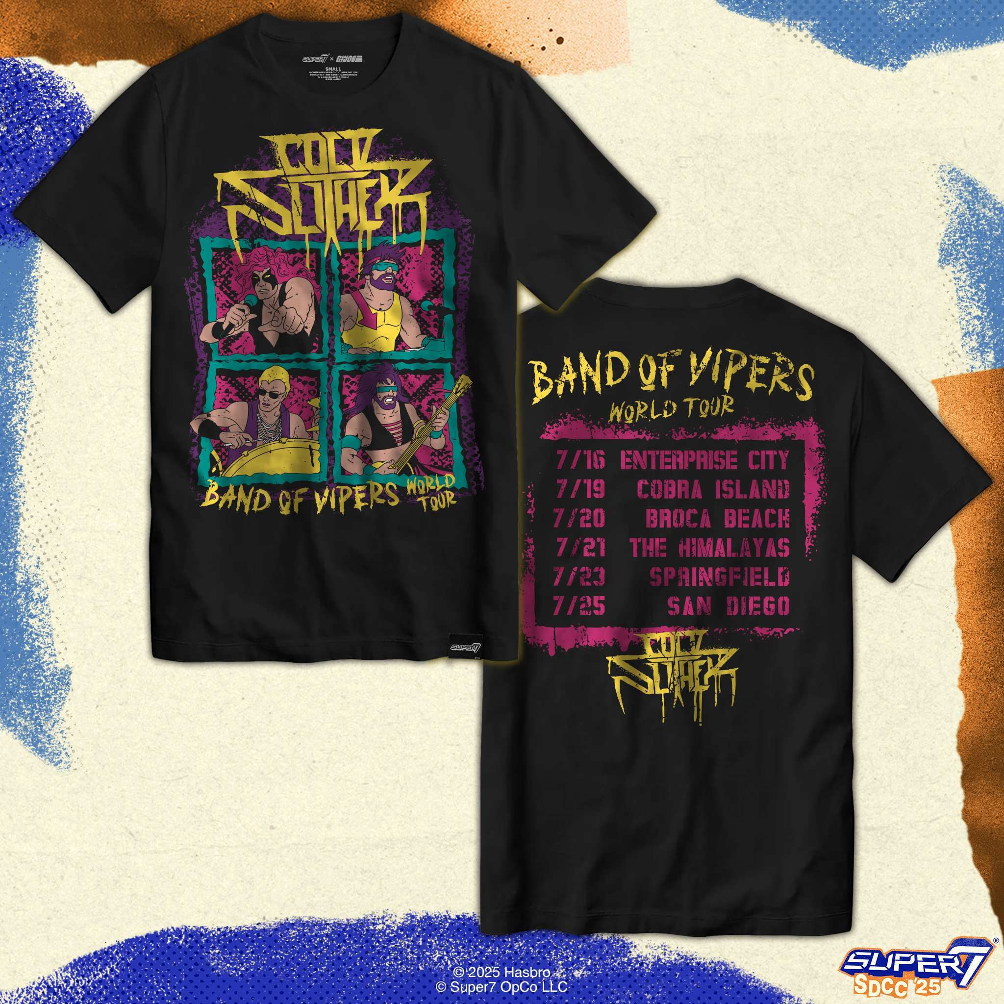 G.I. Joe T-Shirts - Cold Slither Tour Tee