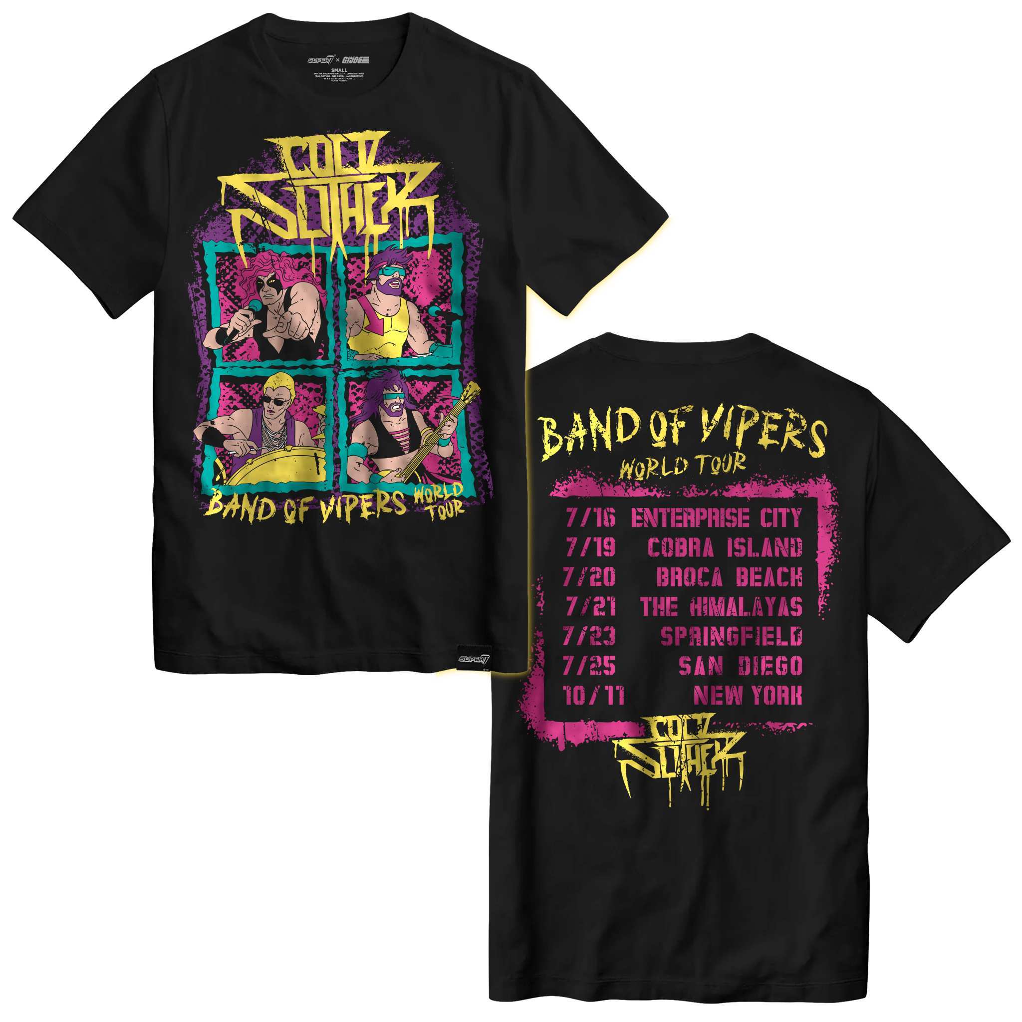 G.I. Joe T-Shirts - Cold Slither Tour Tee (NYCC)