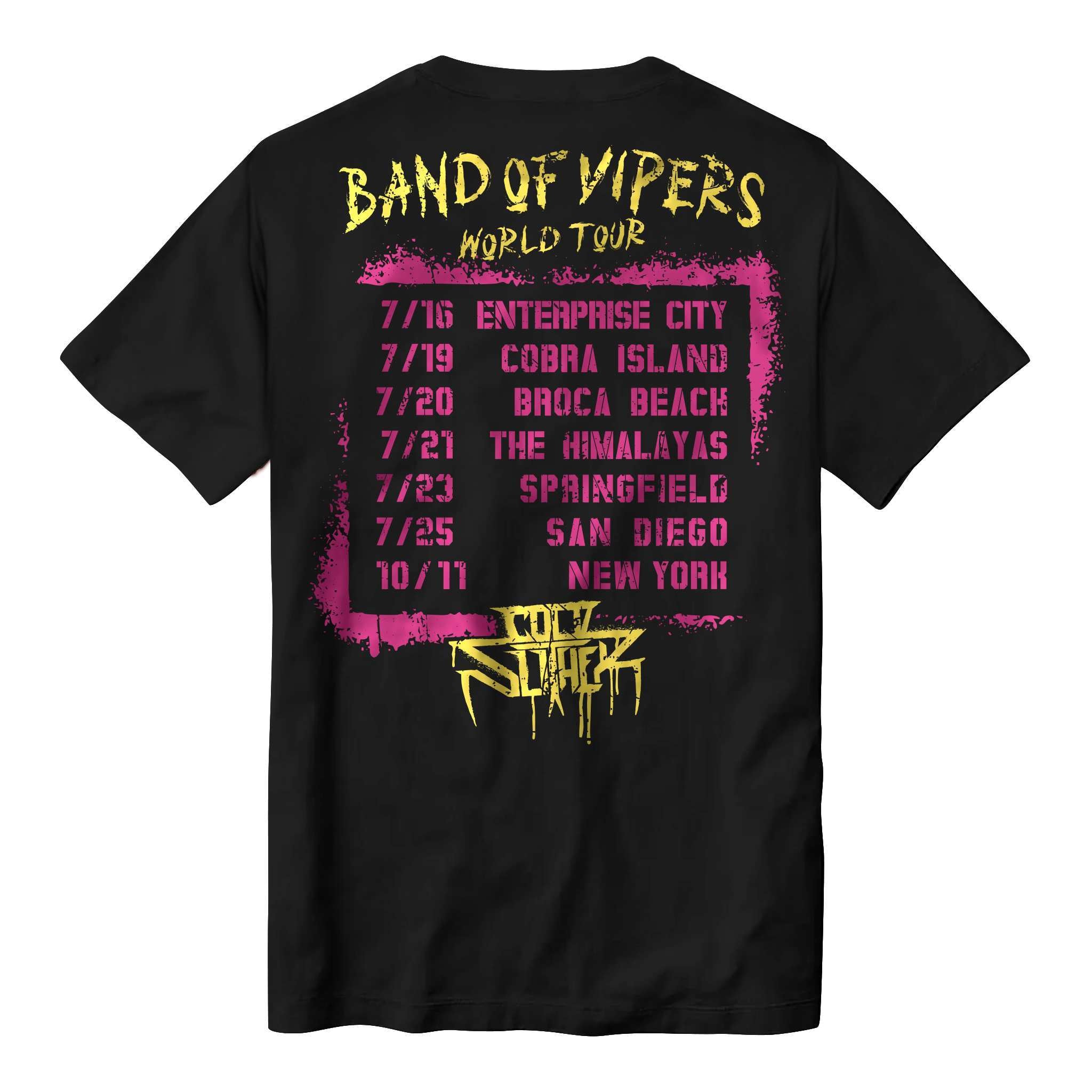 G.I. Joe T-Shirts - Cold Slither Tour Tee (NYCC)