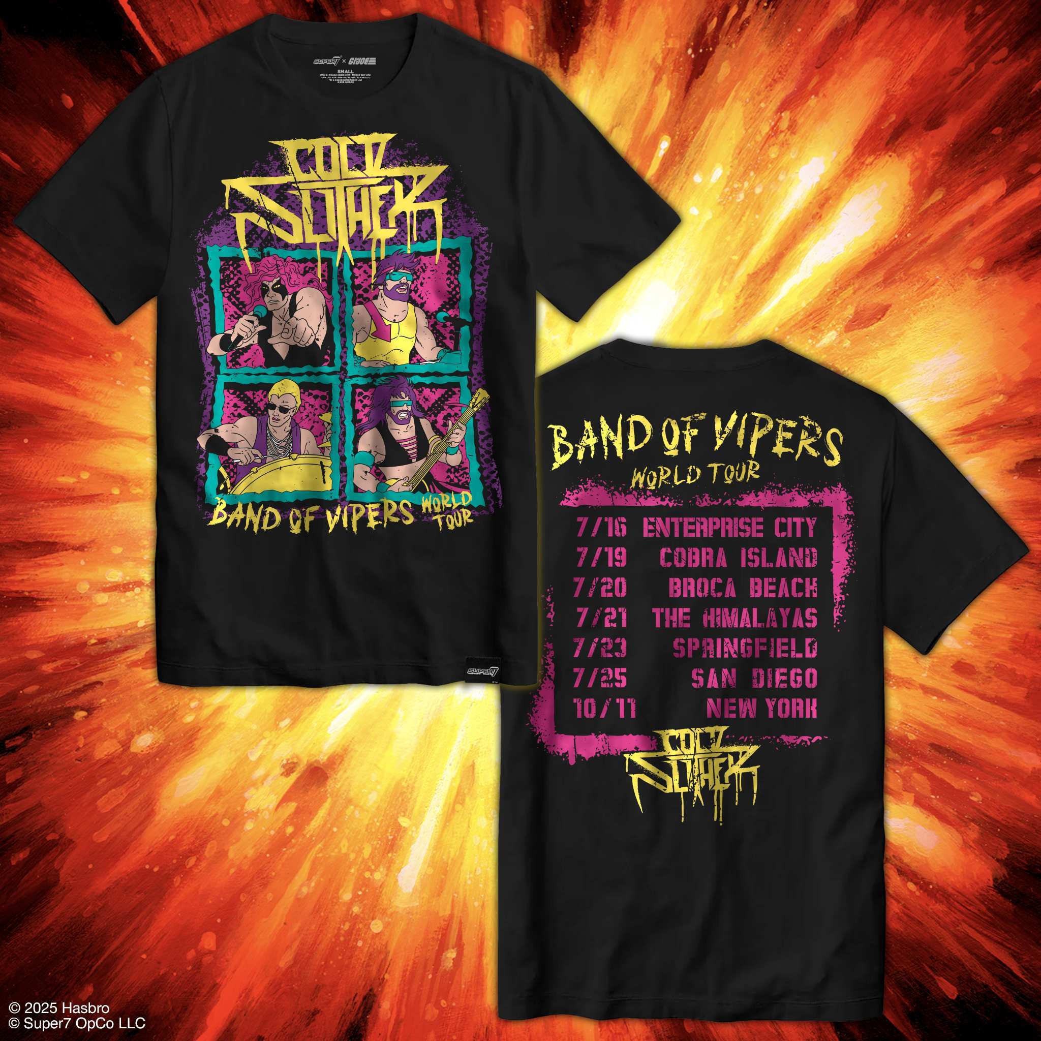 G.I. Joe T-Shirts - Cold Slither Tour Tee (NYCC)