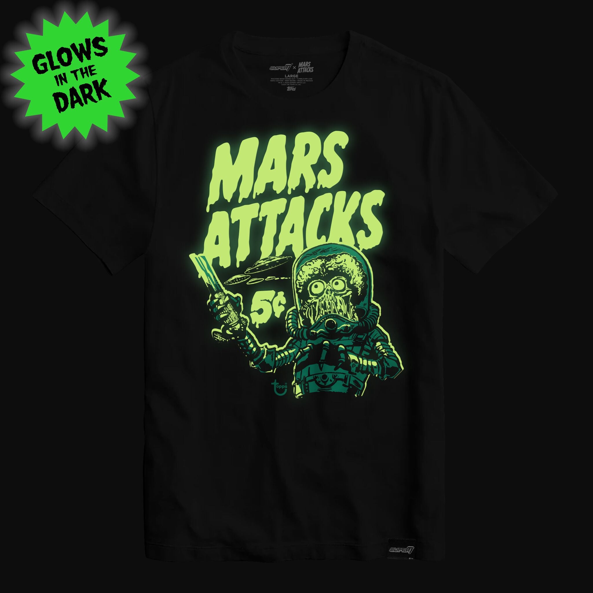Mars Attacks Wax Wrapper Tshirt
