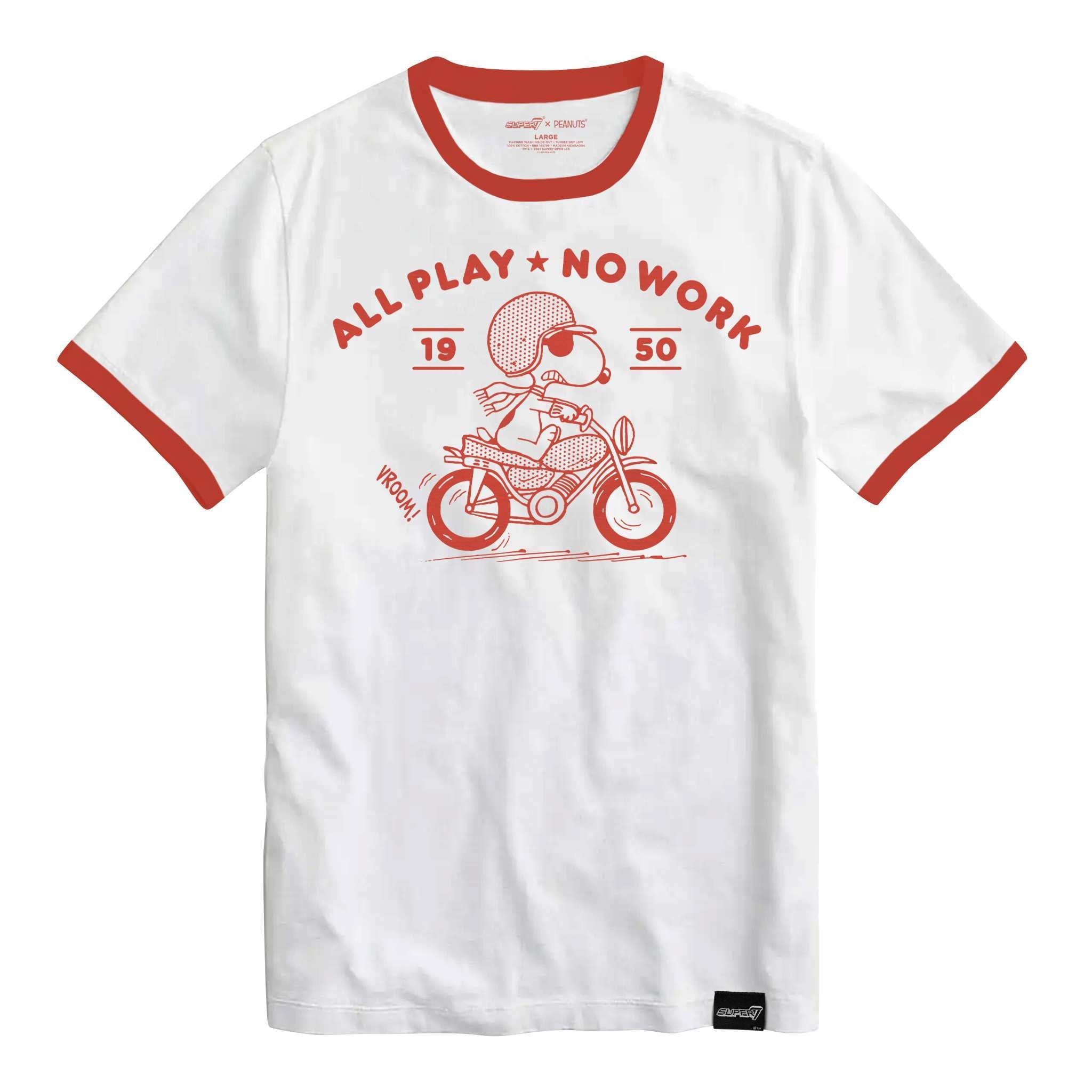 Peanuts T-Shirts - Snoopy Motorcycle Tee