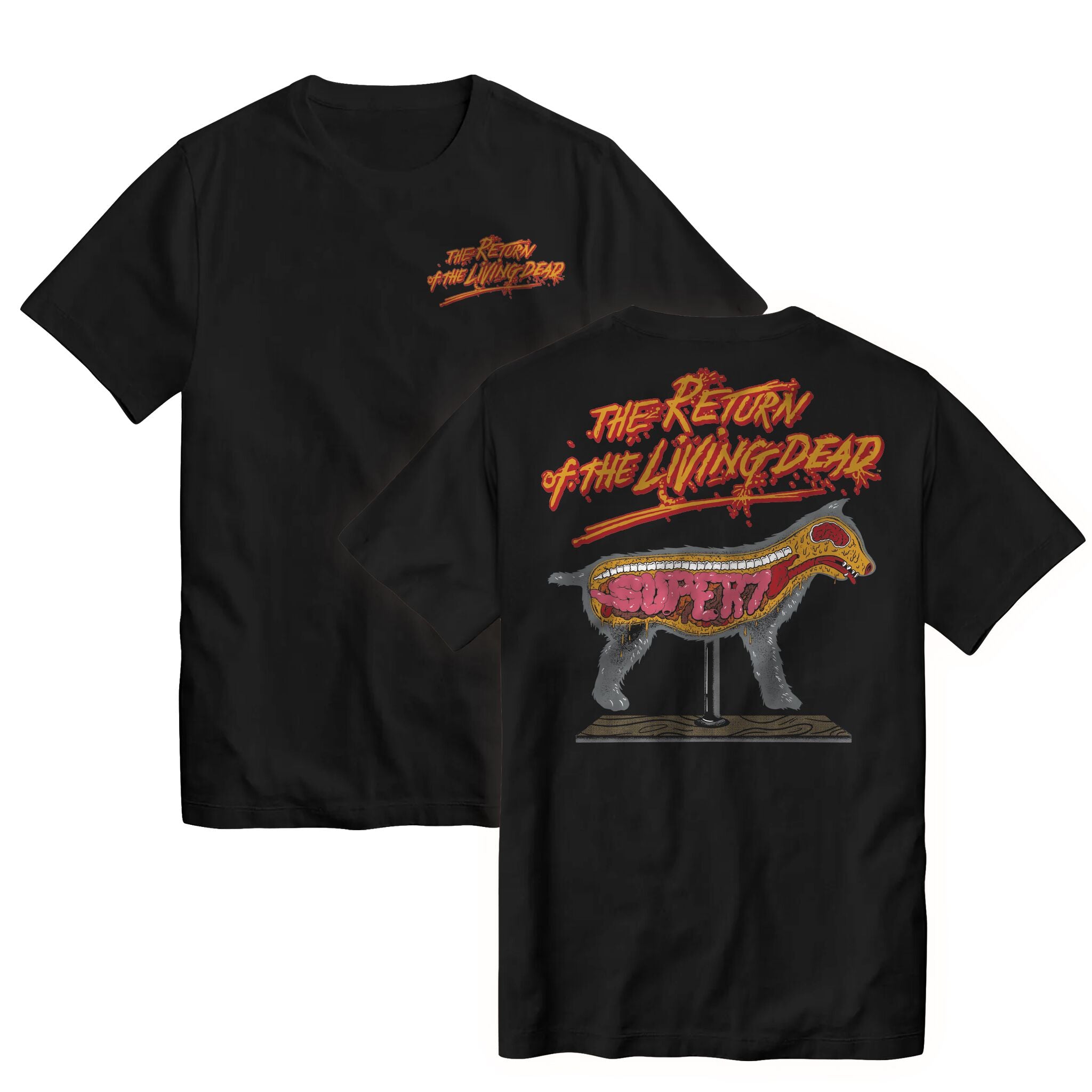 Return of the Living Dead Split Dog Tshirt