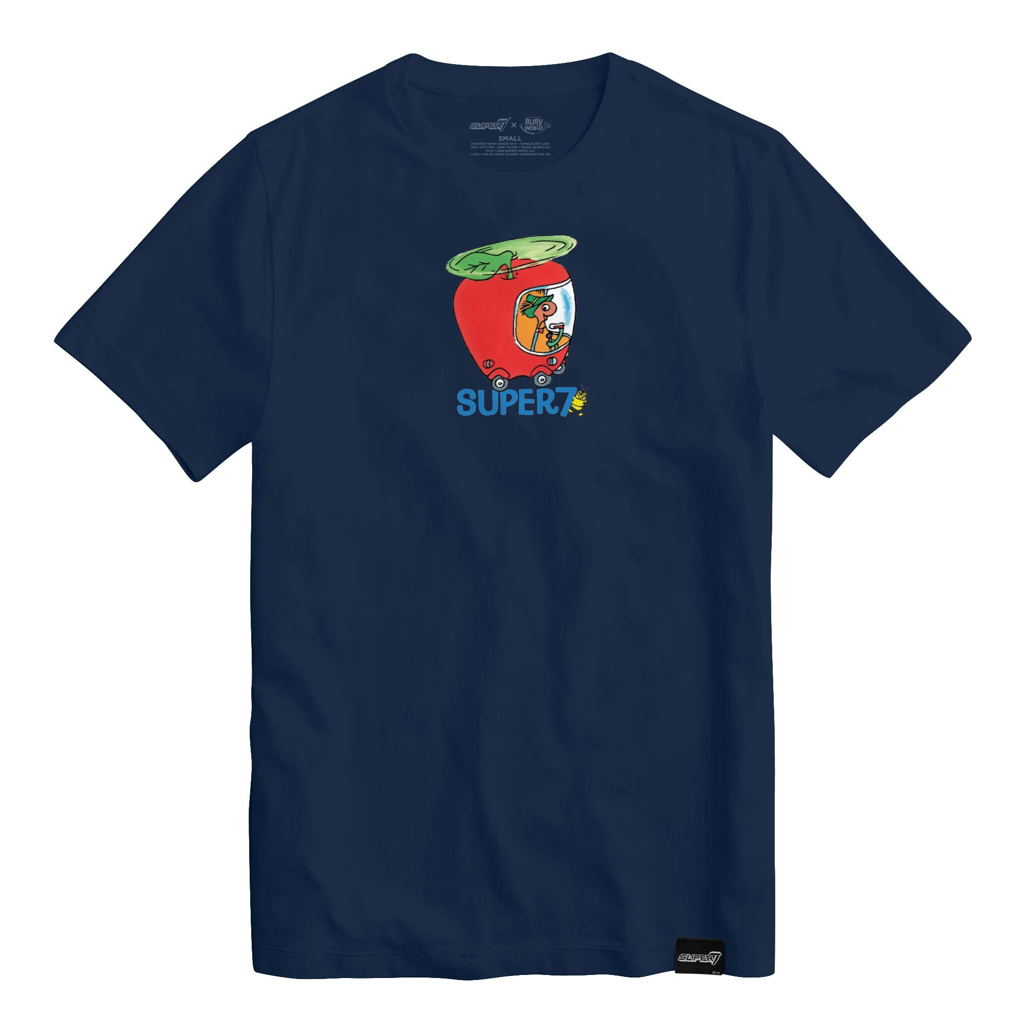 Richard Scarry Lowly Worm Apple Car Tshirt