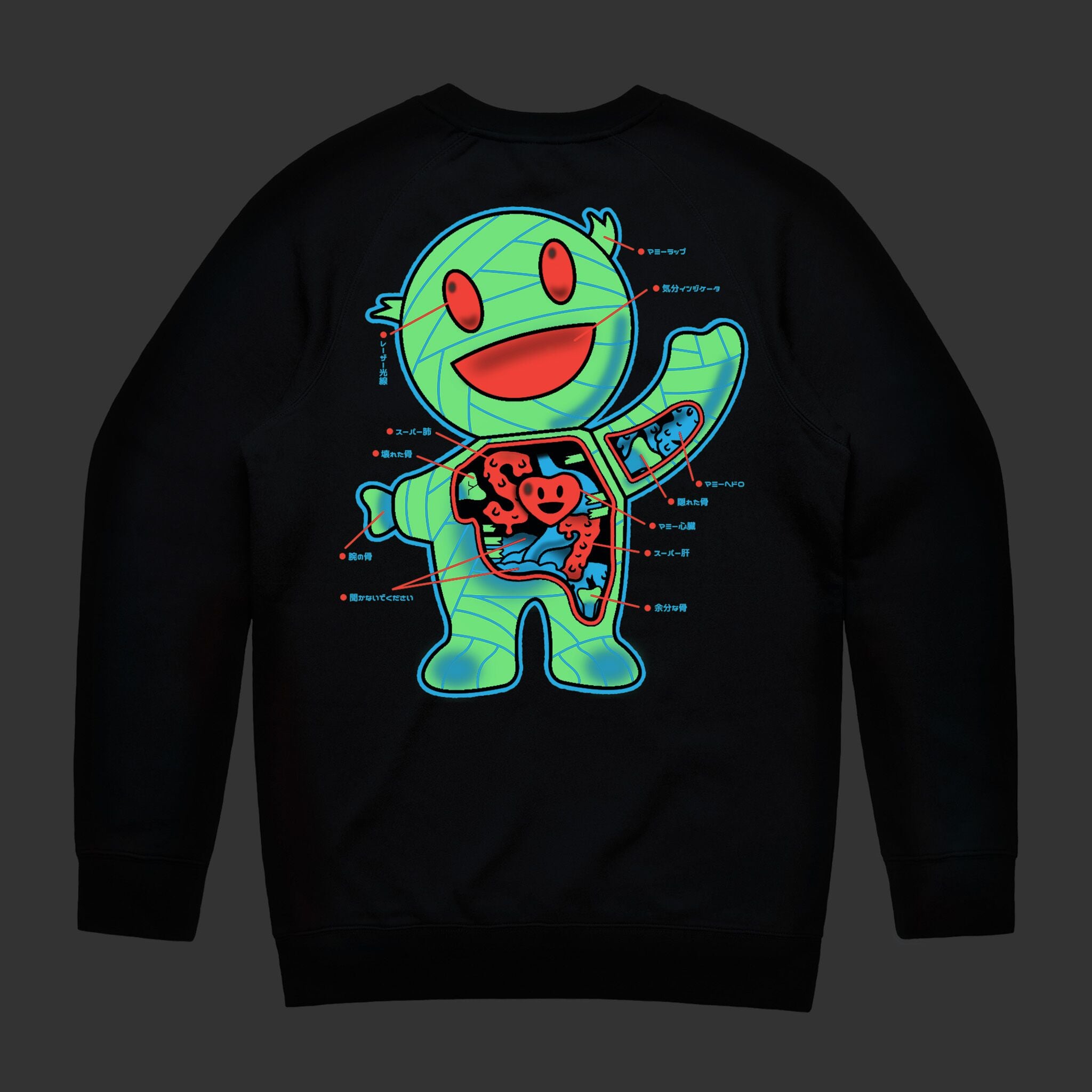 Super7 Dissected Mummy Boy Crewneck Fleece