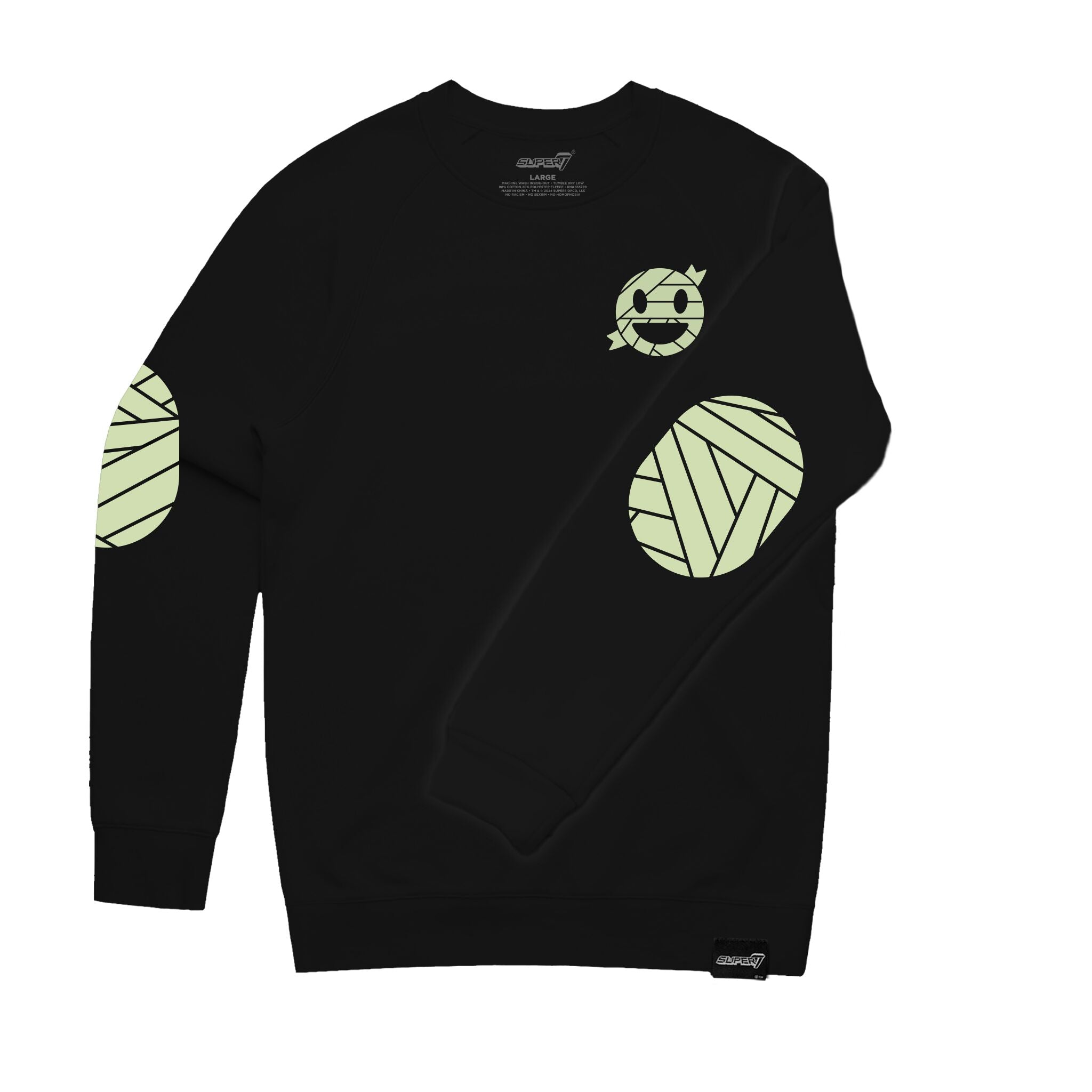 Super7 Mummy Boy Elbow Print Crewneck