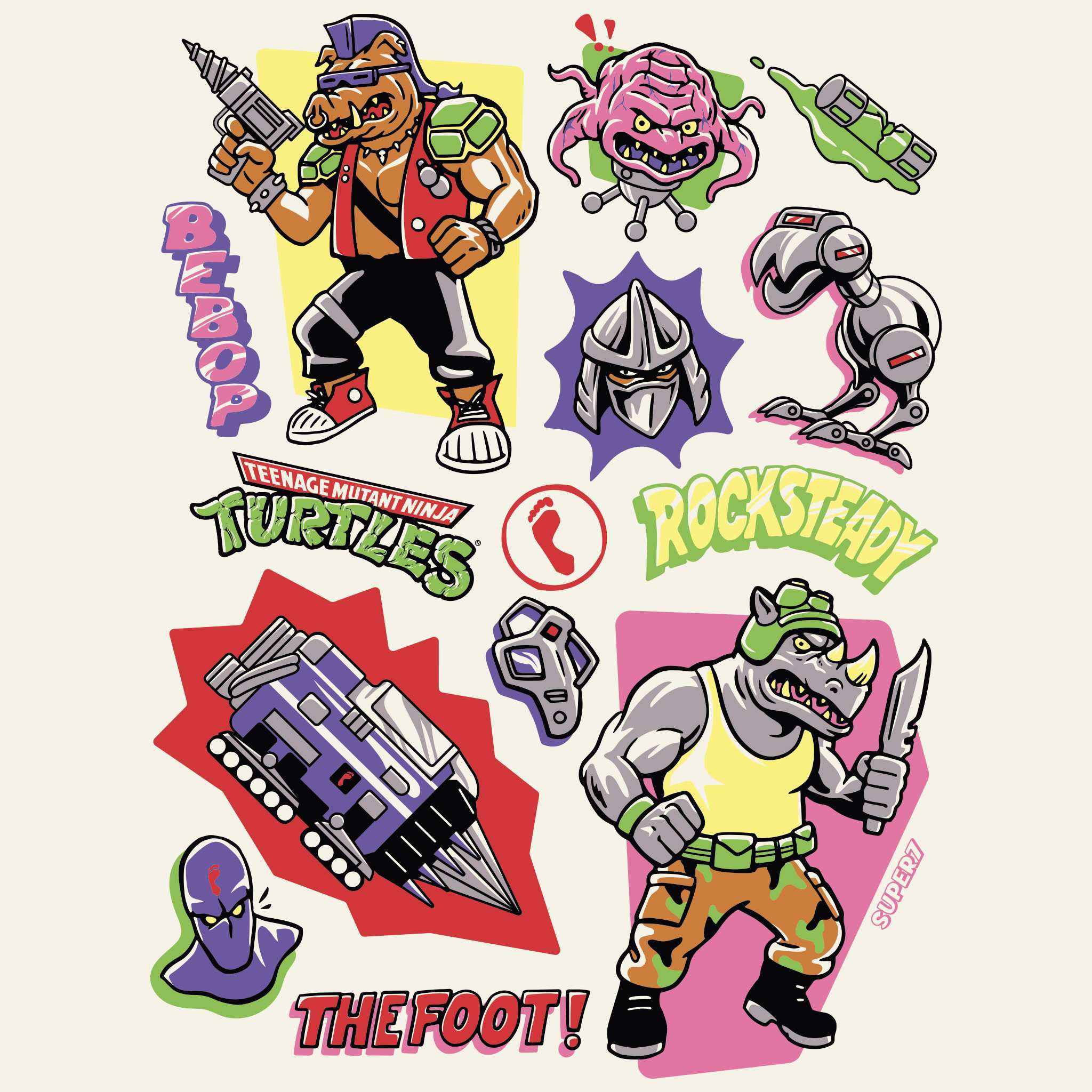 Teenage Mutant Ninja Turtles T-Shirts - Bebop & Rocksteady Tee