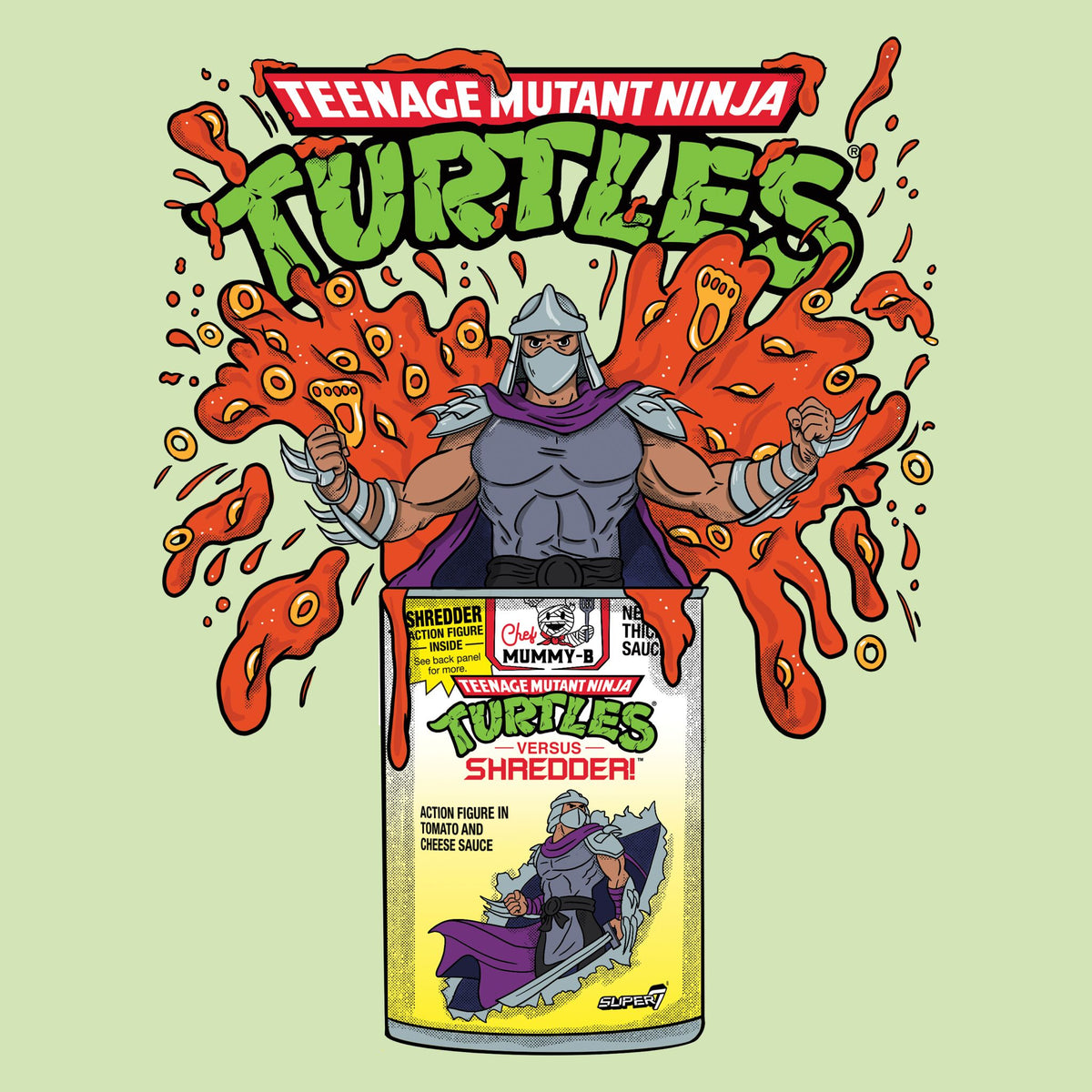 Teenage Mutant Ninja Turtles And Shredder Action T-Shirt.png - Inspire  Uplift