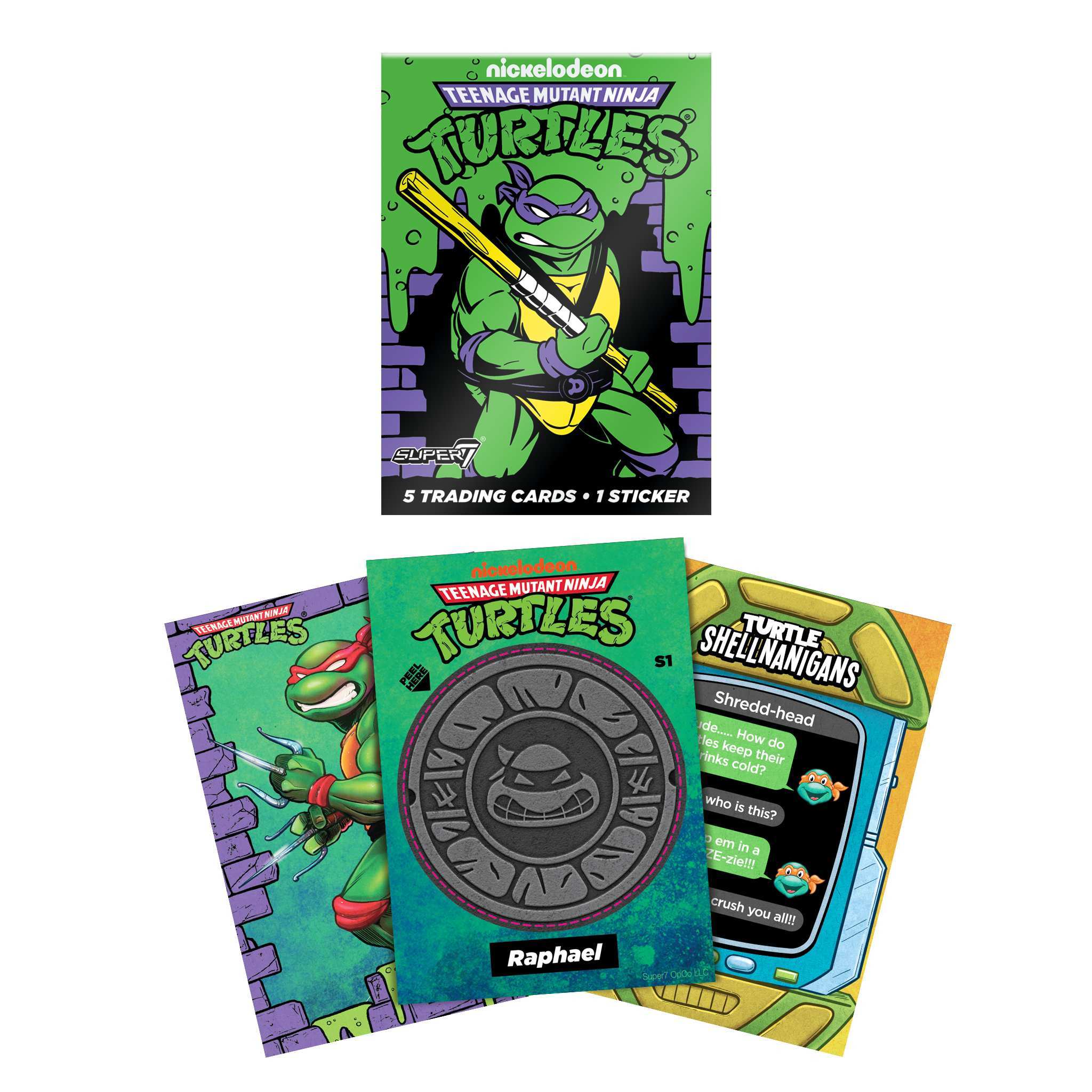 Teenage Mutant Ninja Turtles Wax Packs - Trading Cards Wax Packs Flat Box
