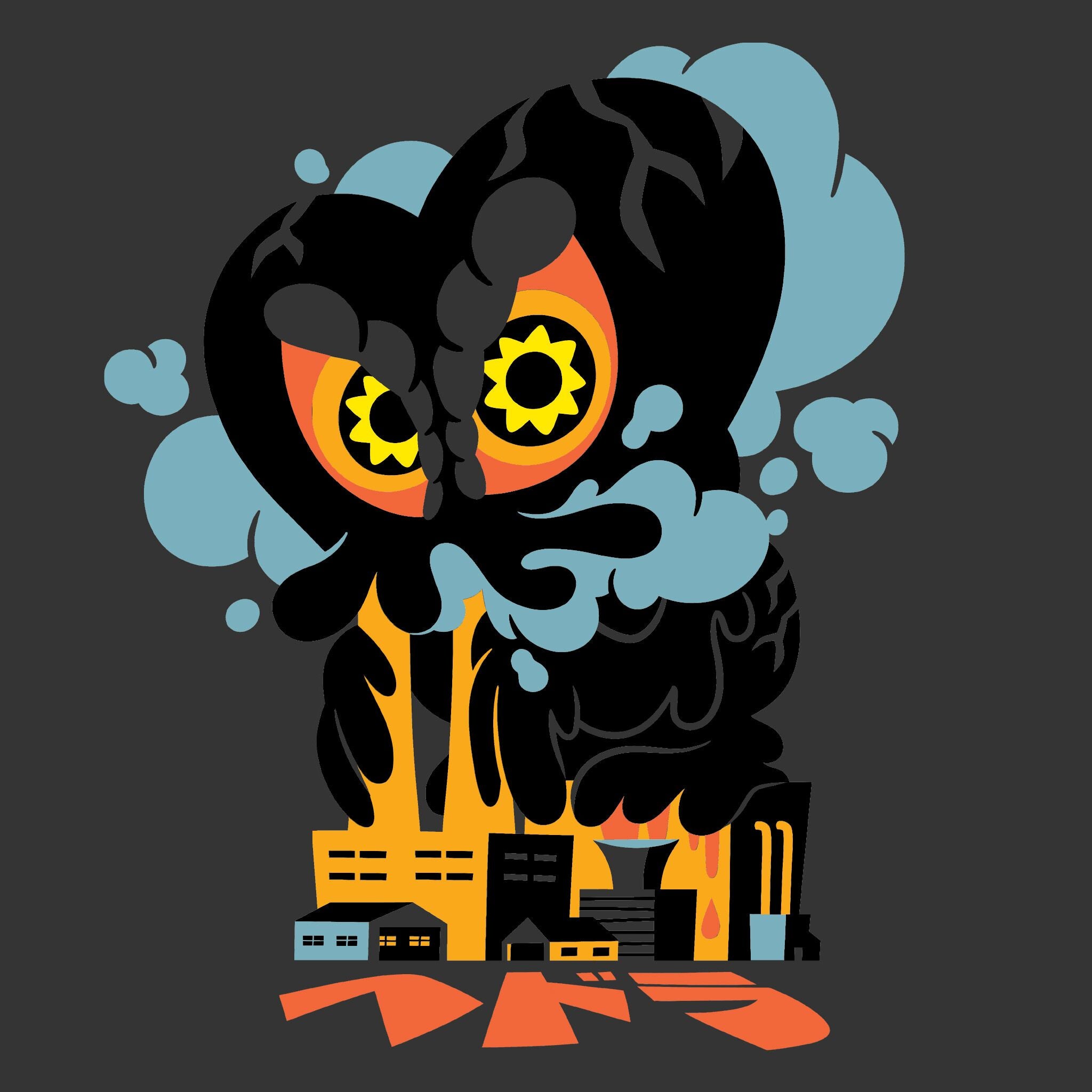 Toho Hedorah Smokestack T-Shirt