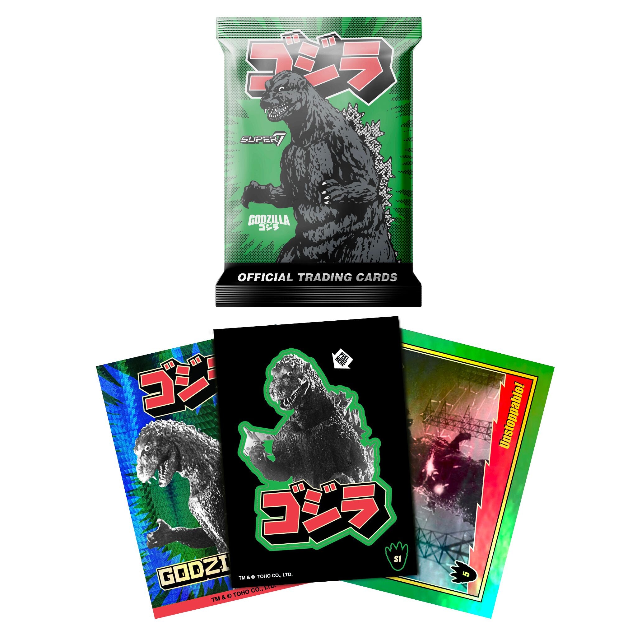 Toho Foil Pack Trading Cards - Showa Series 1 - Single Pack