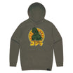 Toho Godzilla Retro Army Green pullover Hoodie