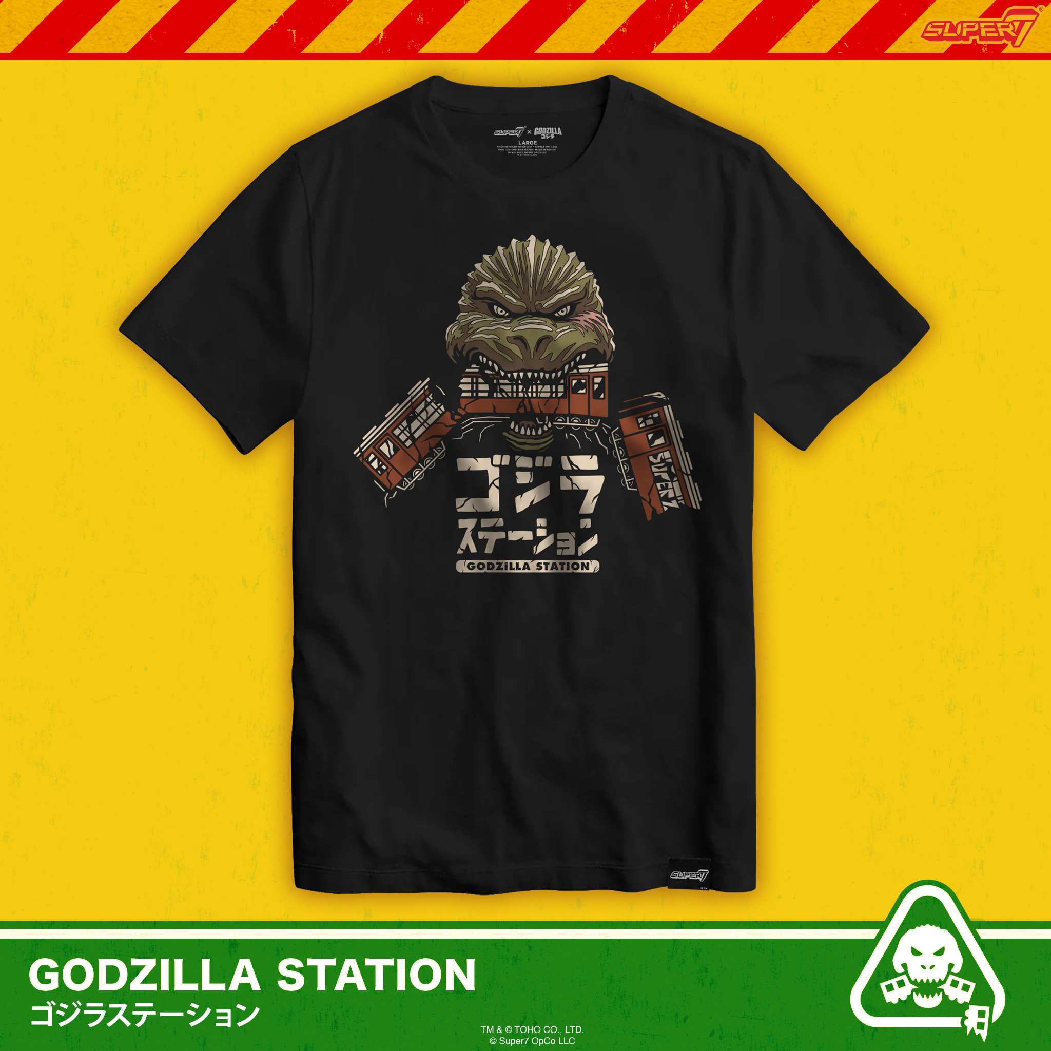 Toho T-Shirts - Godzilla Train Biter Tee