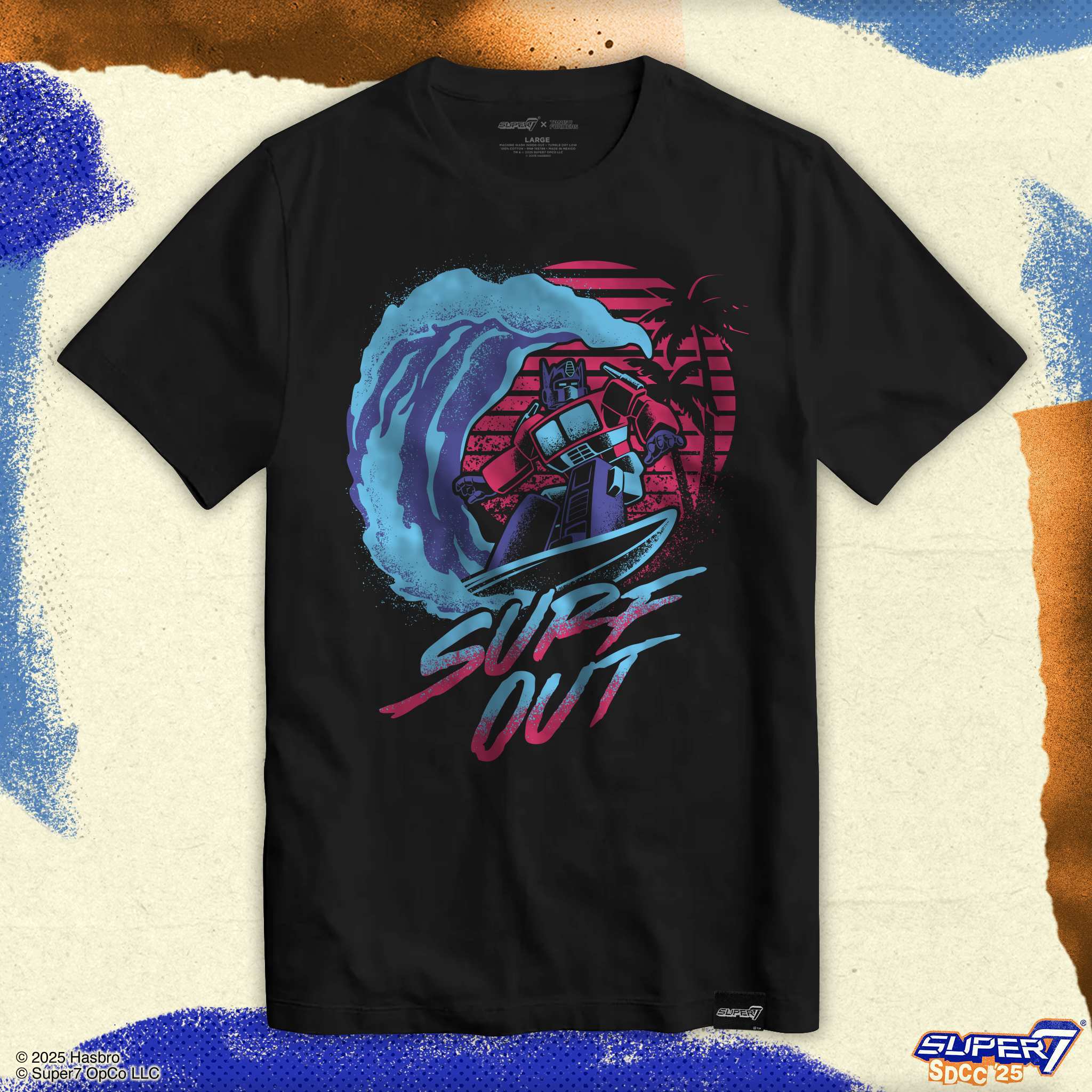 Transformers T-Shirts - Optimus Prime Surf Tee