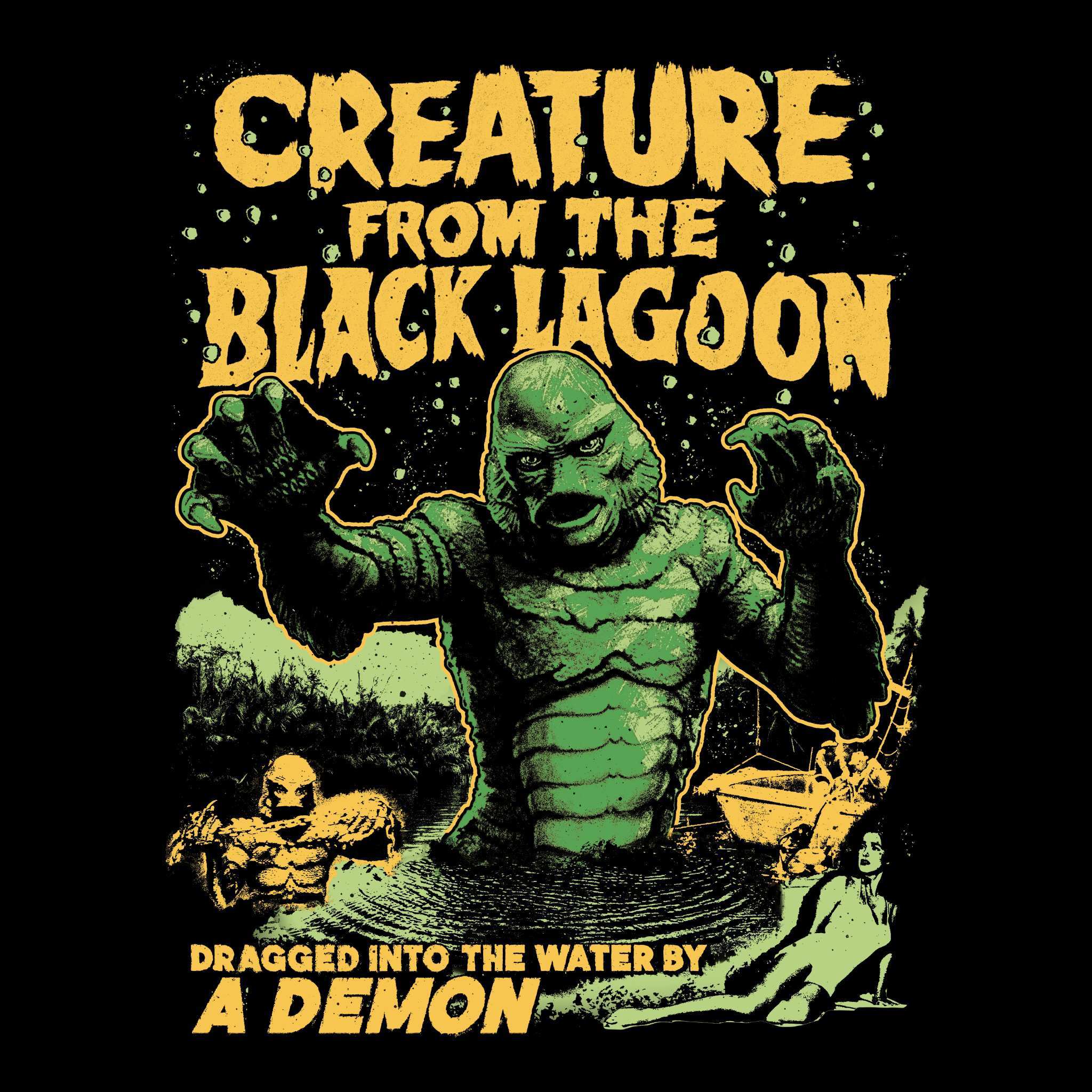 Universal Monsters T-Shirts - Creature from the Black Lagoon Poster Tee