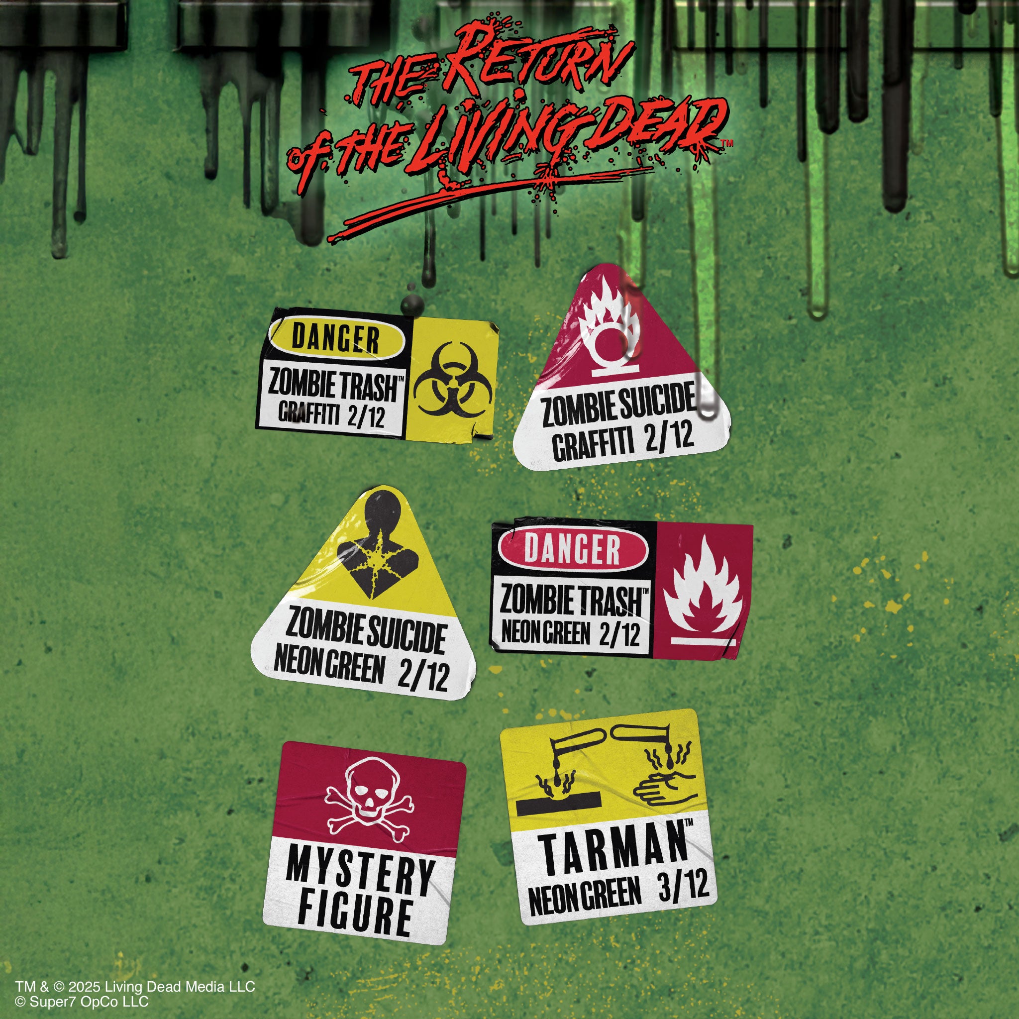 Return of the Living Dead Blind Box Wave 01 - Blind Box Flat