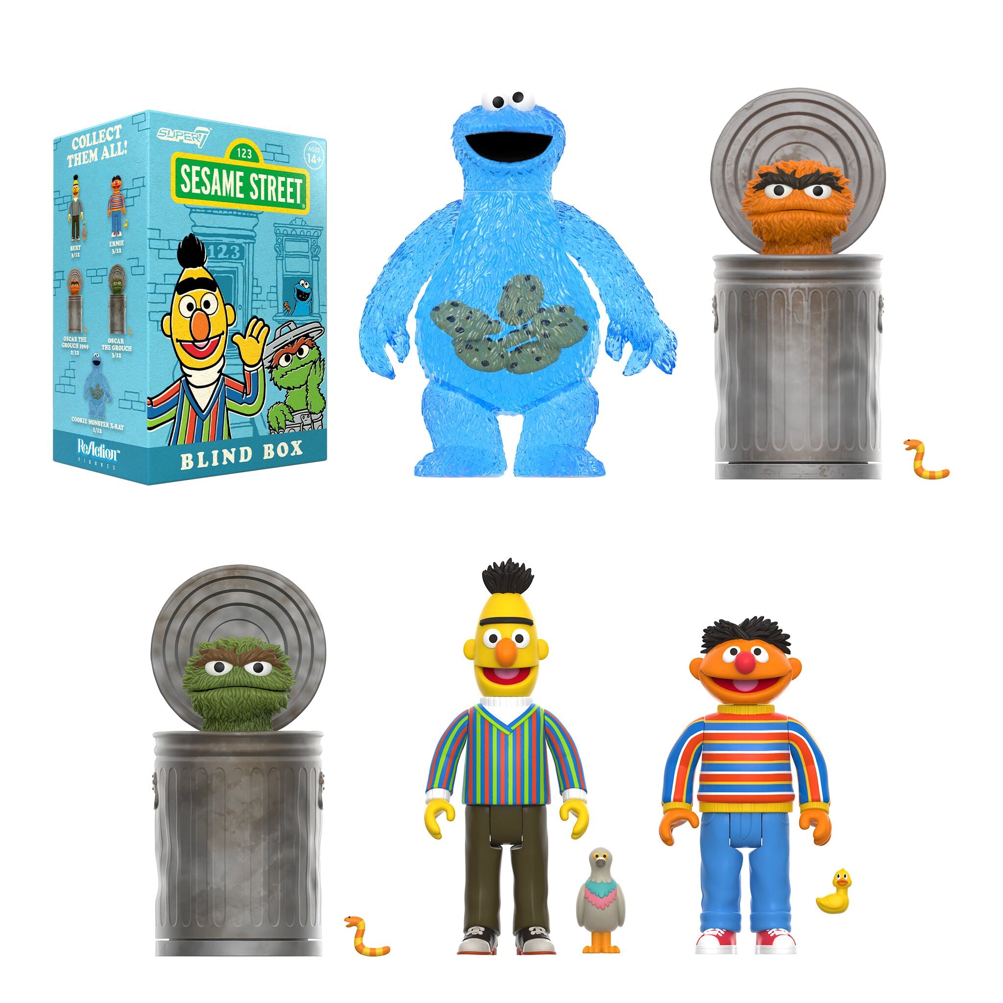 Sesame Street Blind Box Wave 01 - Blind Box Flat