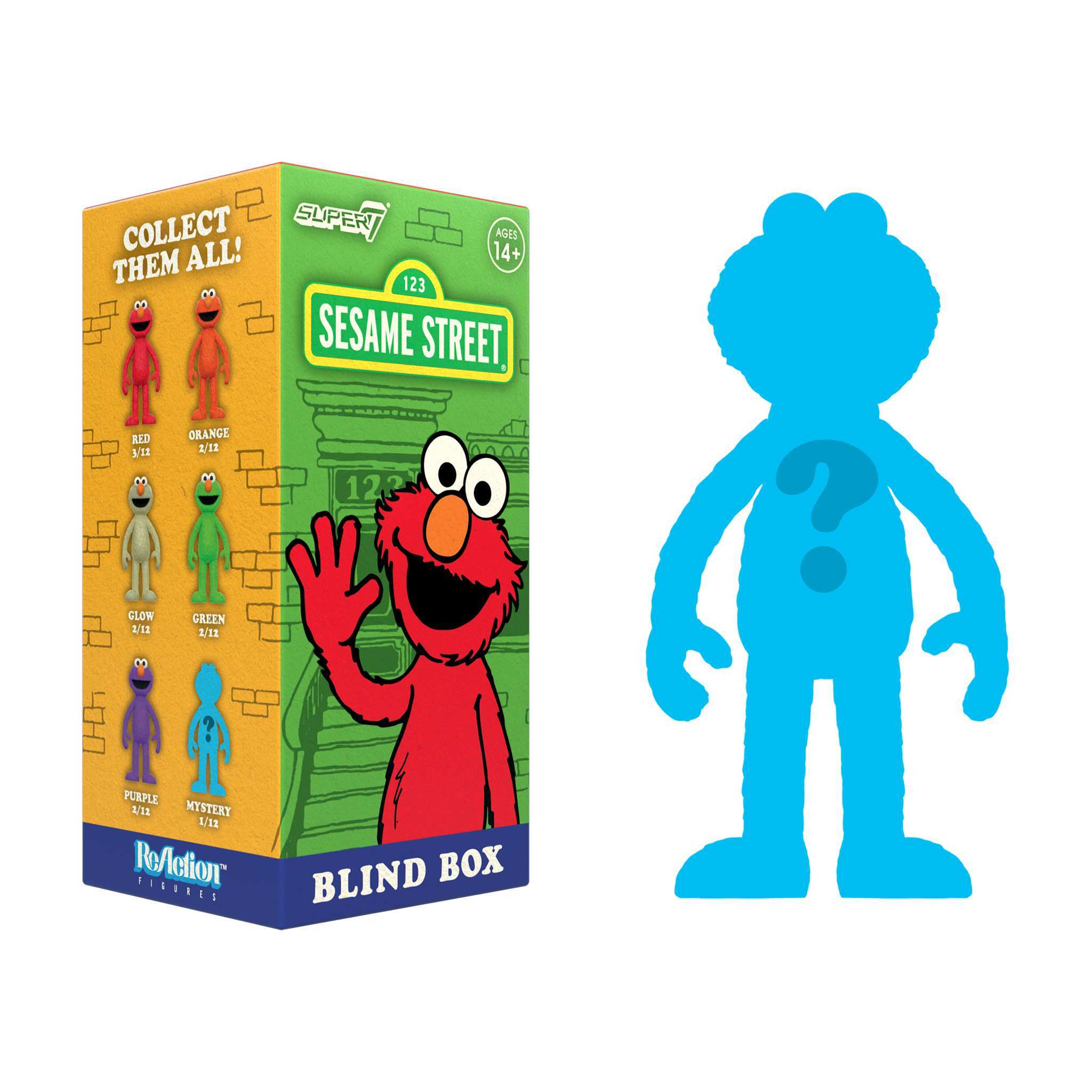 Sesame Street Blind Box Wave 04 - Elmo Blind Box Flat