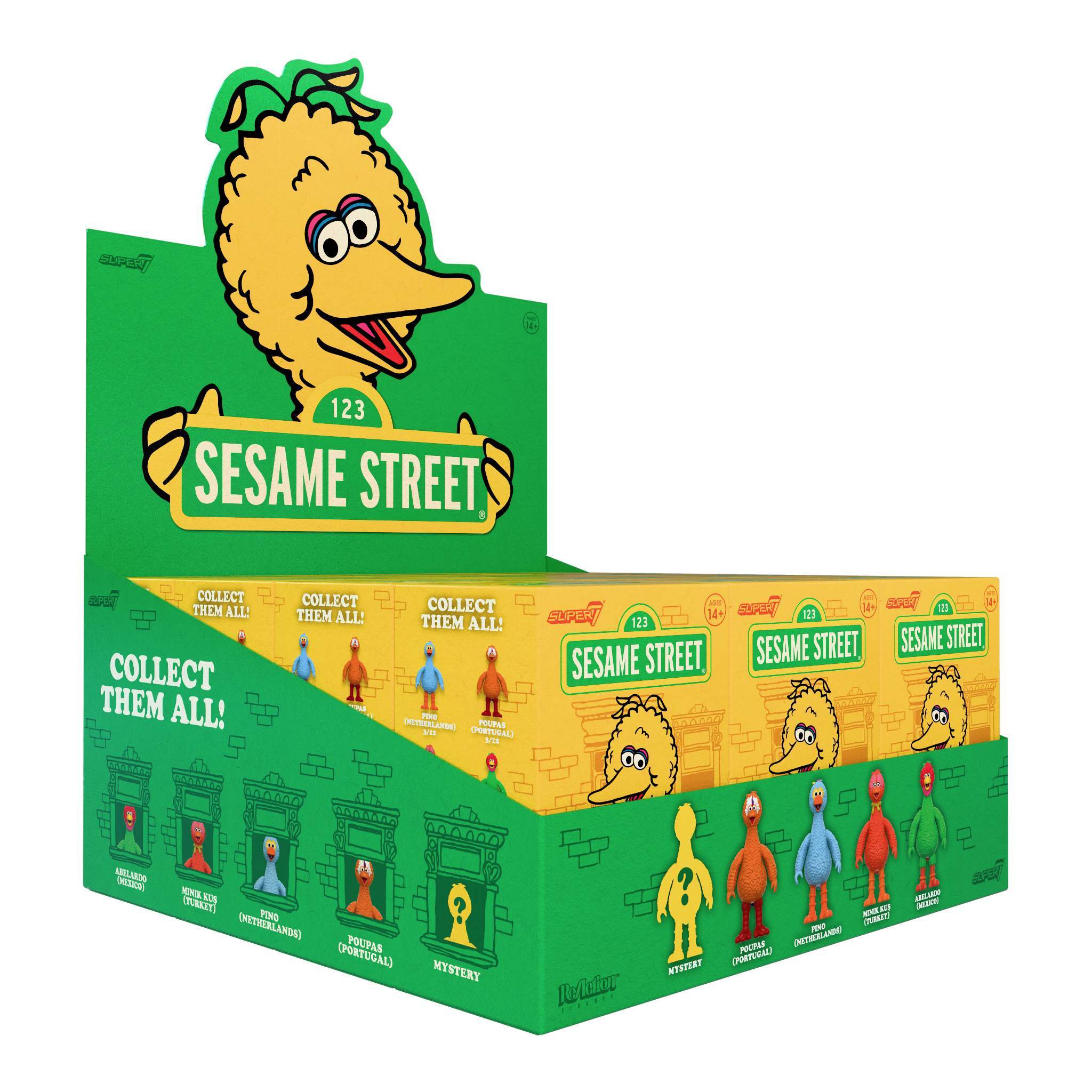 Sesame Street Blind Box Wave 05 (Big Birds From Around The World) - Blind Box Flat