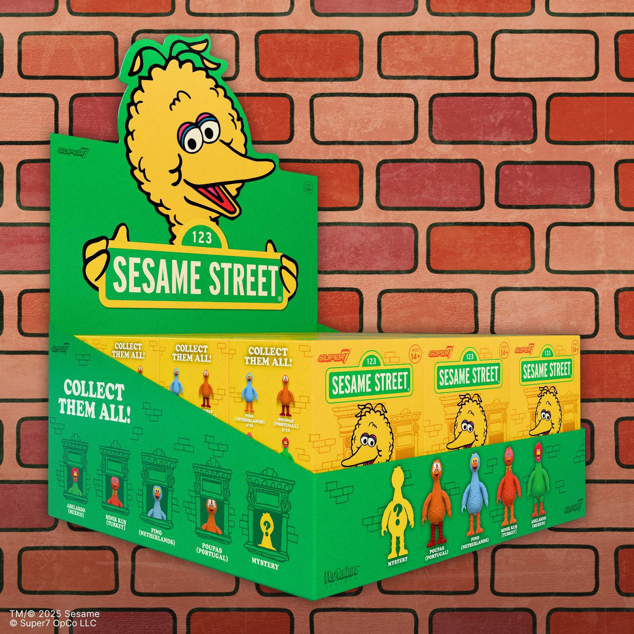 Sesame Street Blind Box Wave 05 (Big Birds From Around The World) - Blind Box Flat