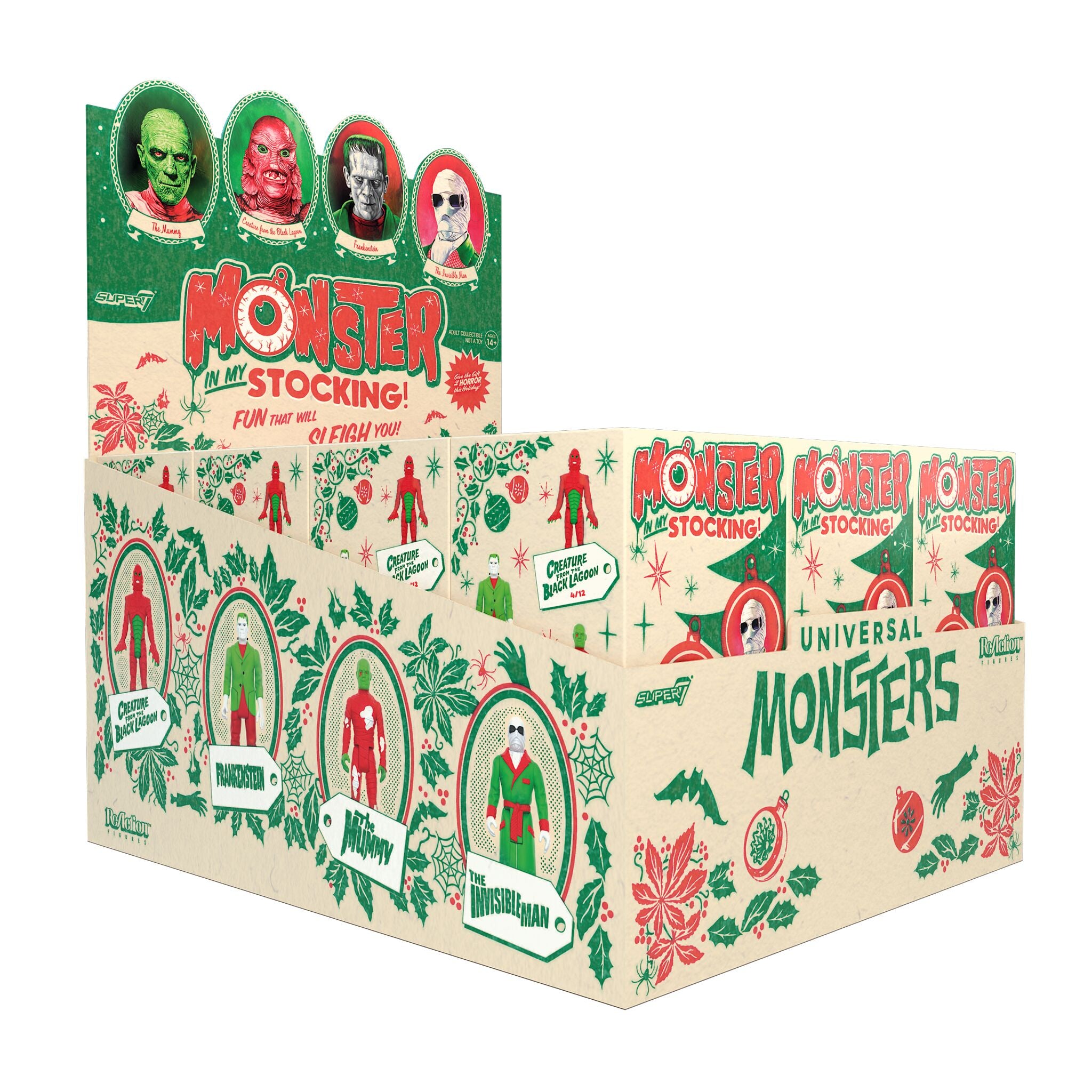 Universal Monsters Blind Box Wave 01 (Monster In My Stocking) - Blind Box Flat