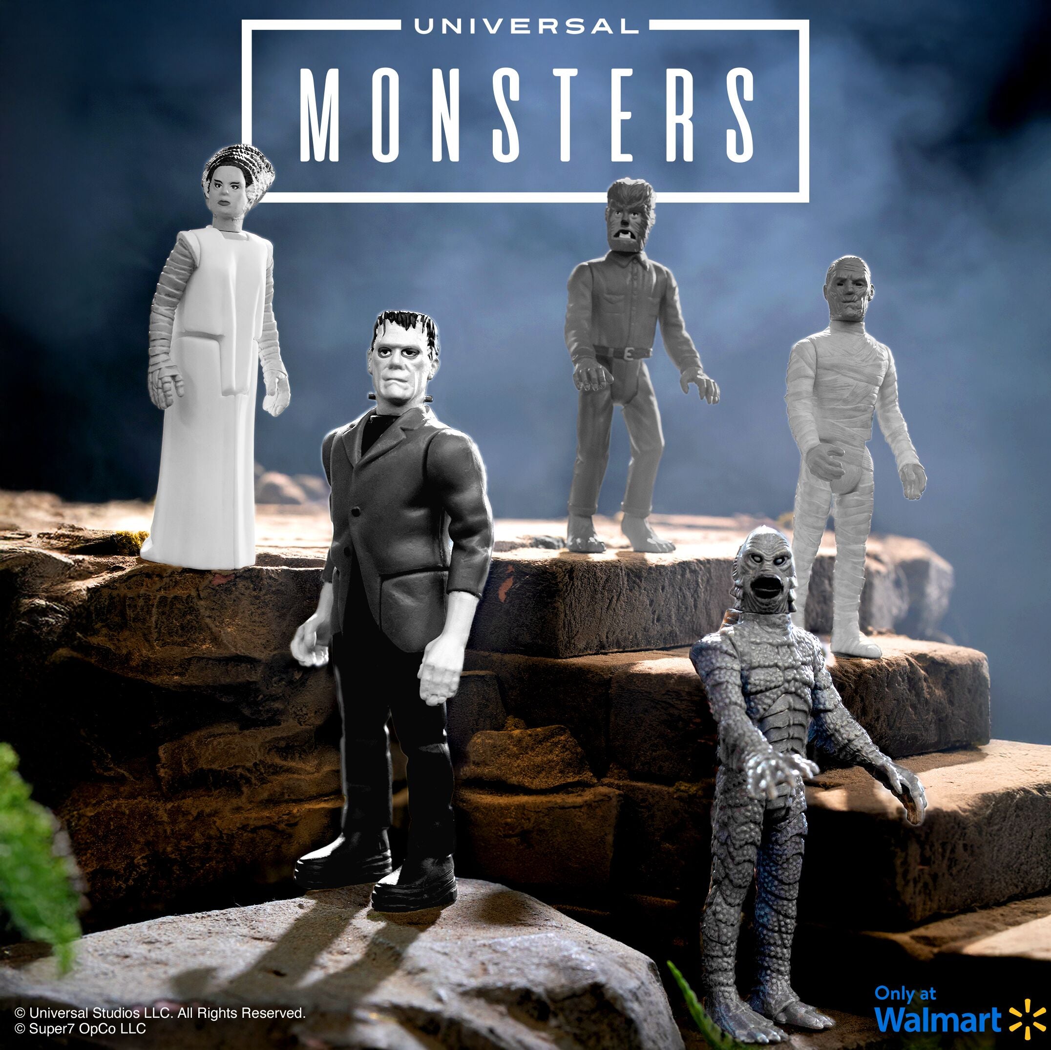Universal Monsters Blind Box Wave 02 (Black & White) - Individual Blind Box