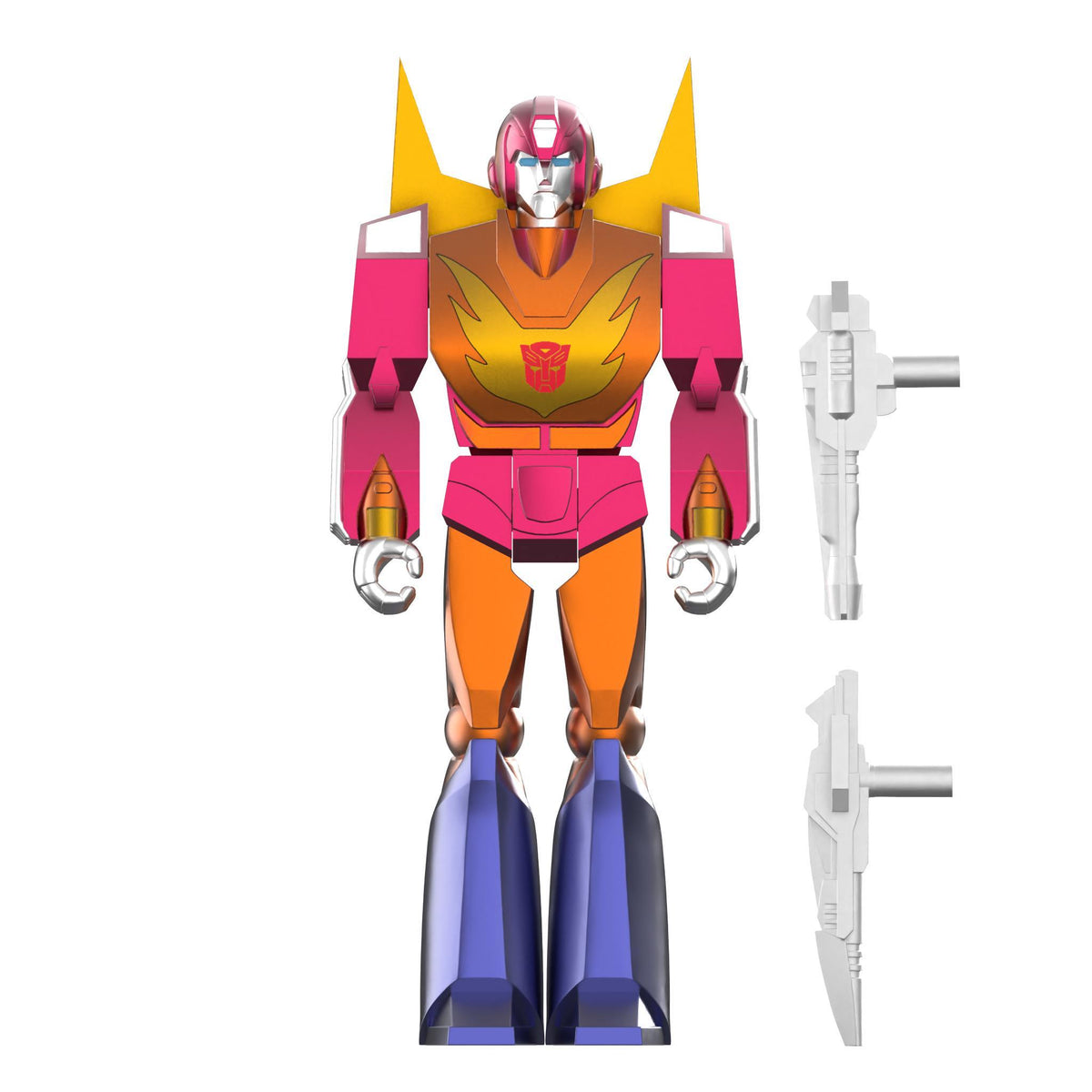Hot Rod Metallic ReAction Figure with two blaster accessories