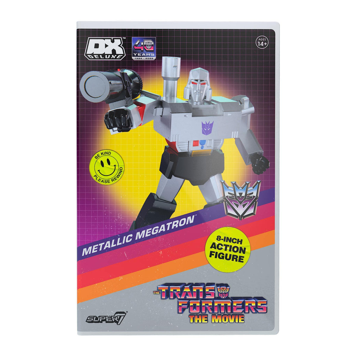 Transformers DELUXE Wave 03 (The Movie - AMZ) - Megatron (Metallic, VHS, The Movie)