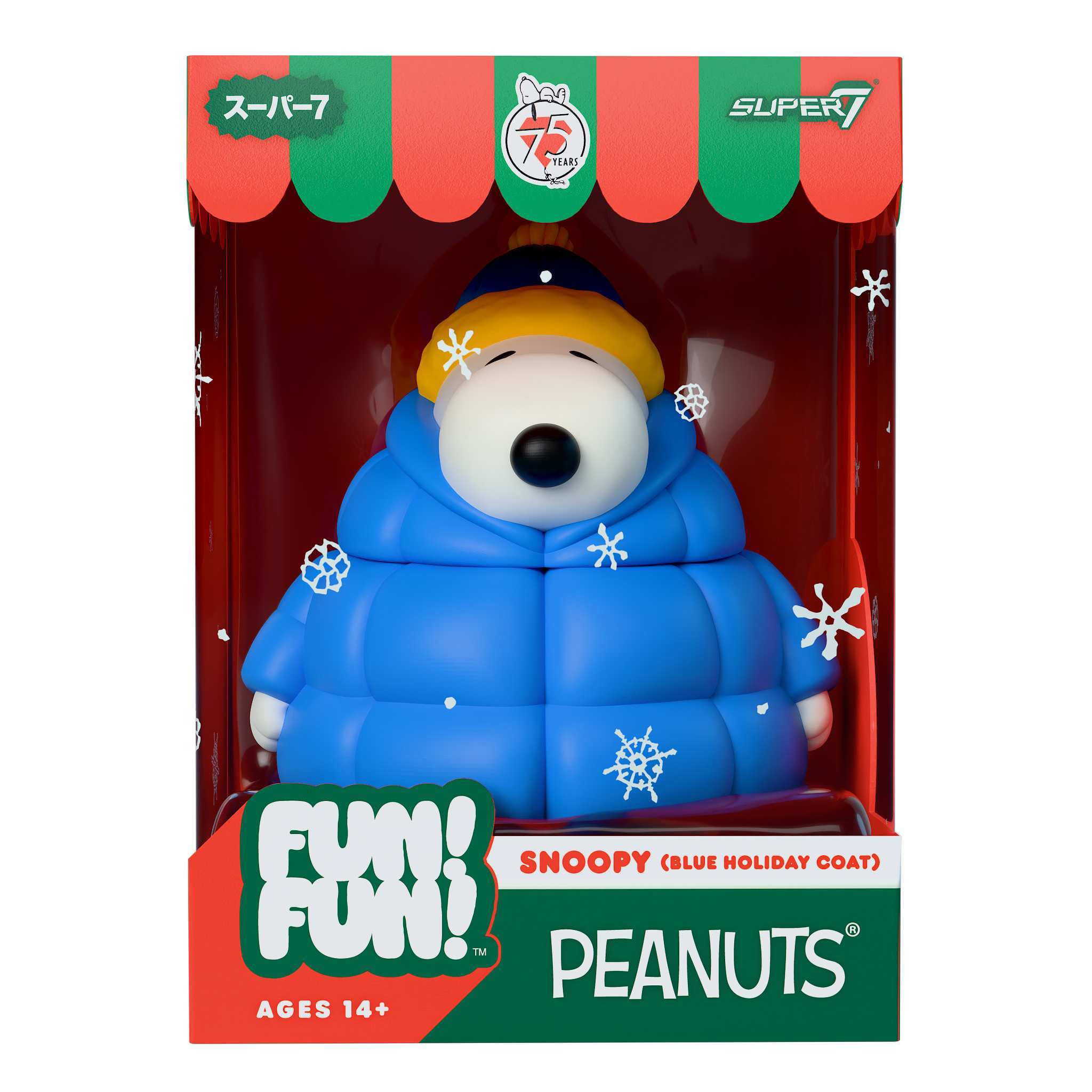 Peanuts FUN! FUN! Wave 03 (Holiday) - Snoopy (Blue Holiday Coat)