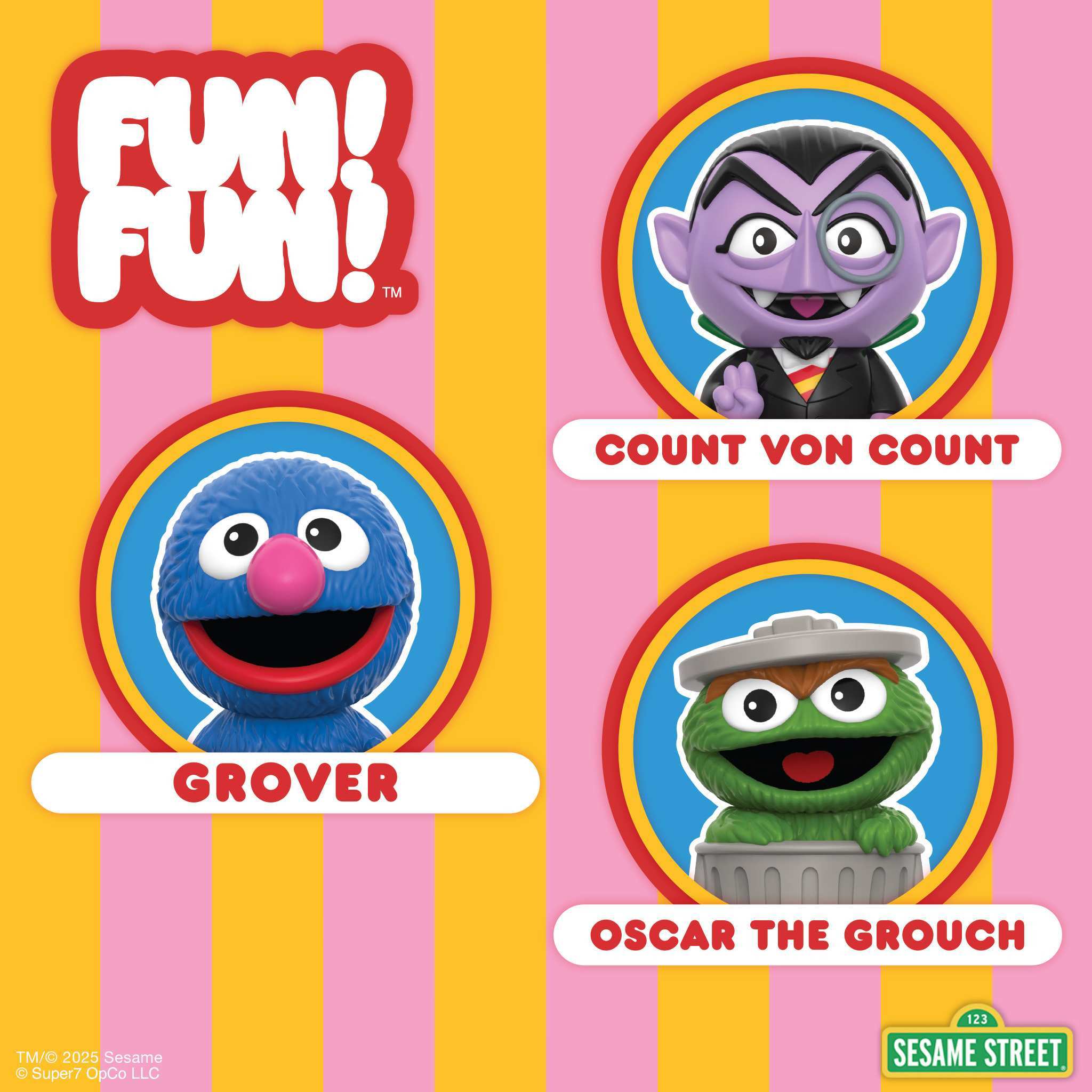 Sesame Street FUN! FUN! Wave 01 - Count Von Count