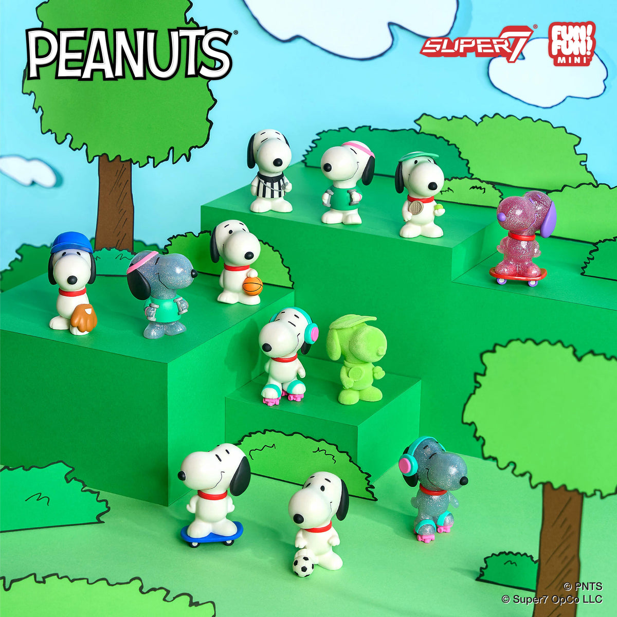 Peanuts FUN! FUN! MINI Wave 01 (Athlete Snoopy) - Blind Box - 9 per Flat