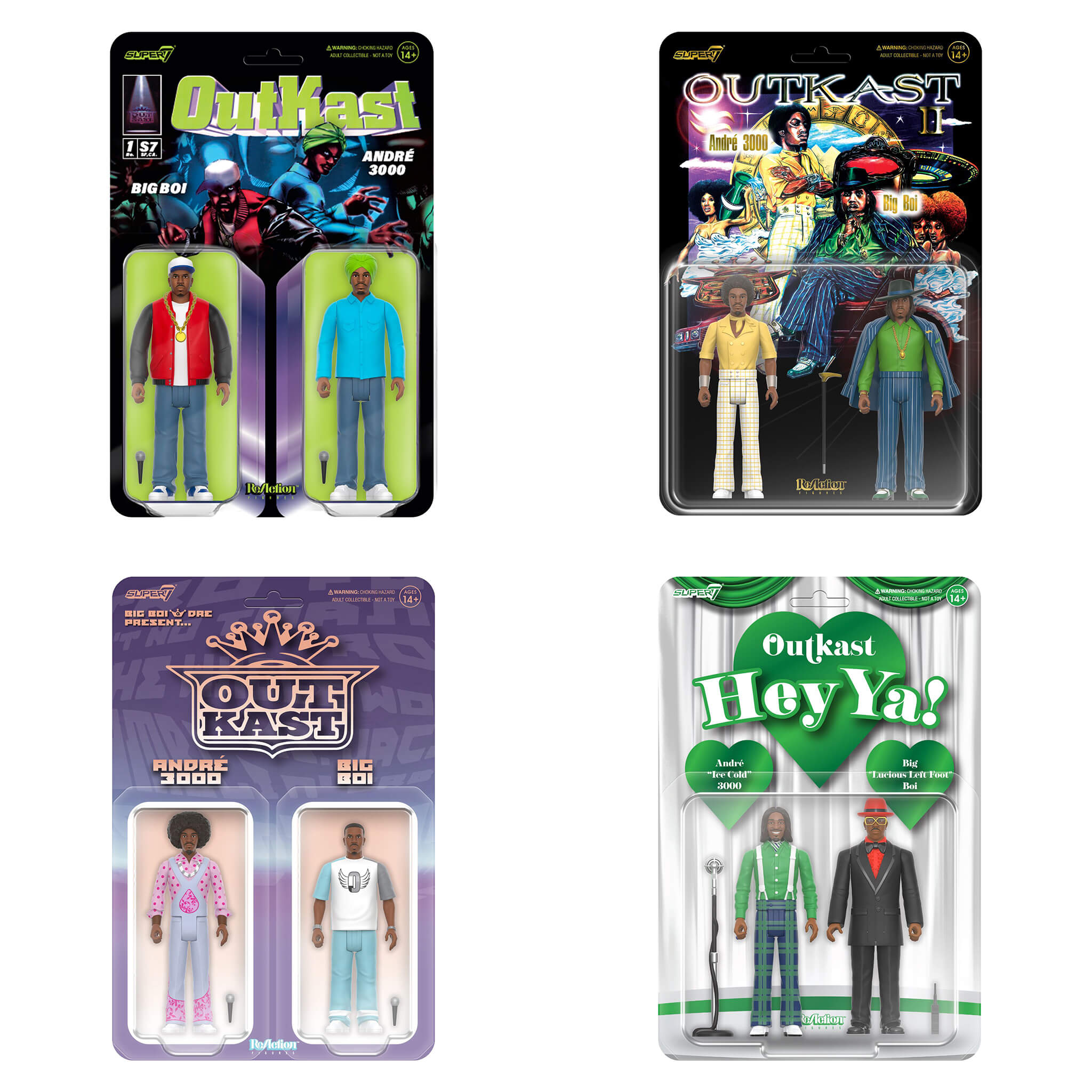 OutKast ReAction Figure Collection