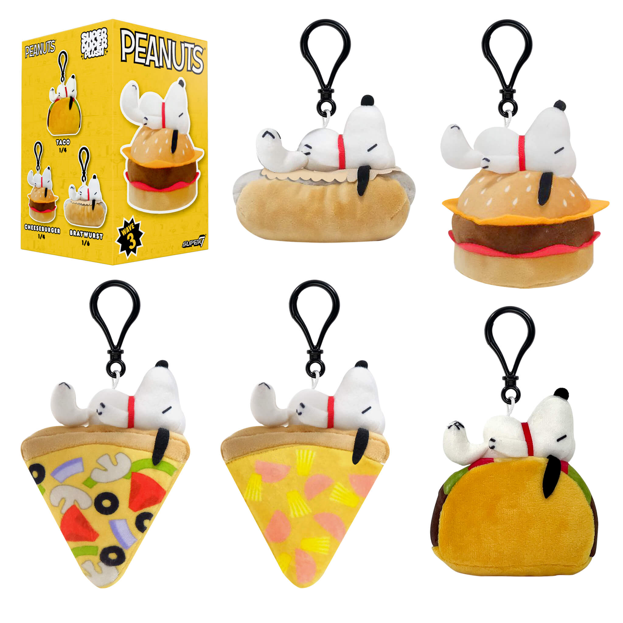 Peanuts Super Duper Plush Blind Box Wave 03 (Food) - Individual Blind