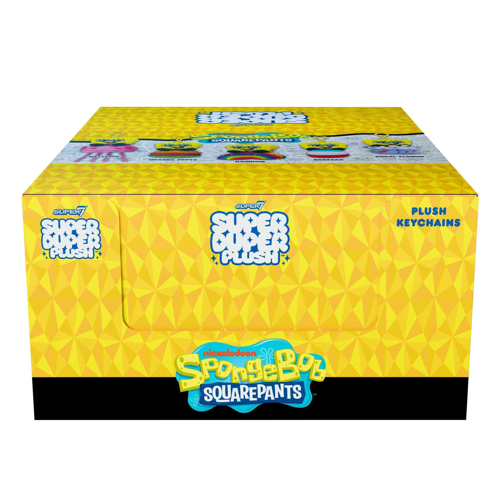 SpongeBob SquarePants Super Duper Plush Keychains Wave 01 display box