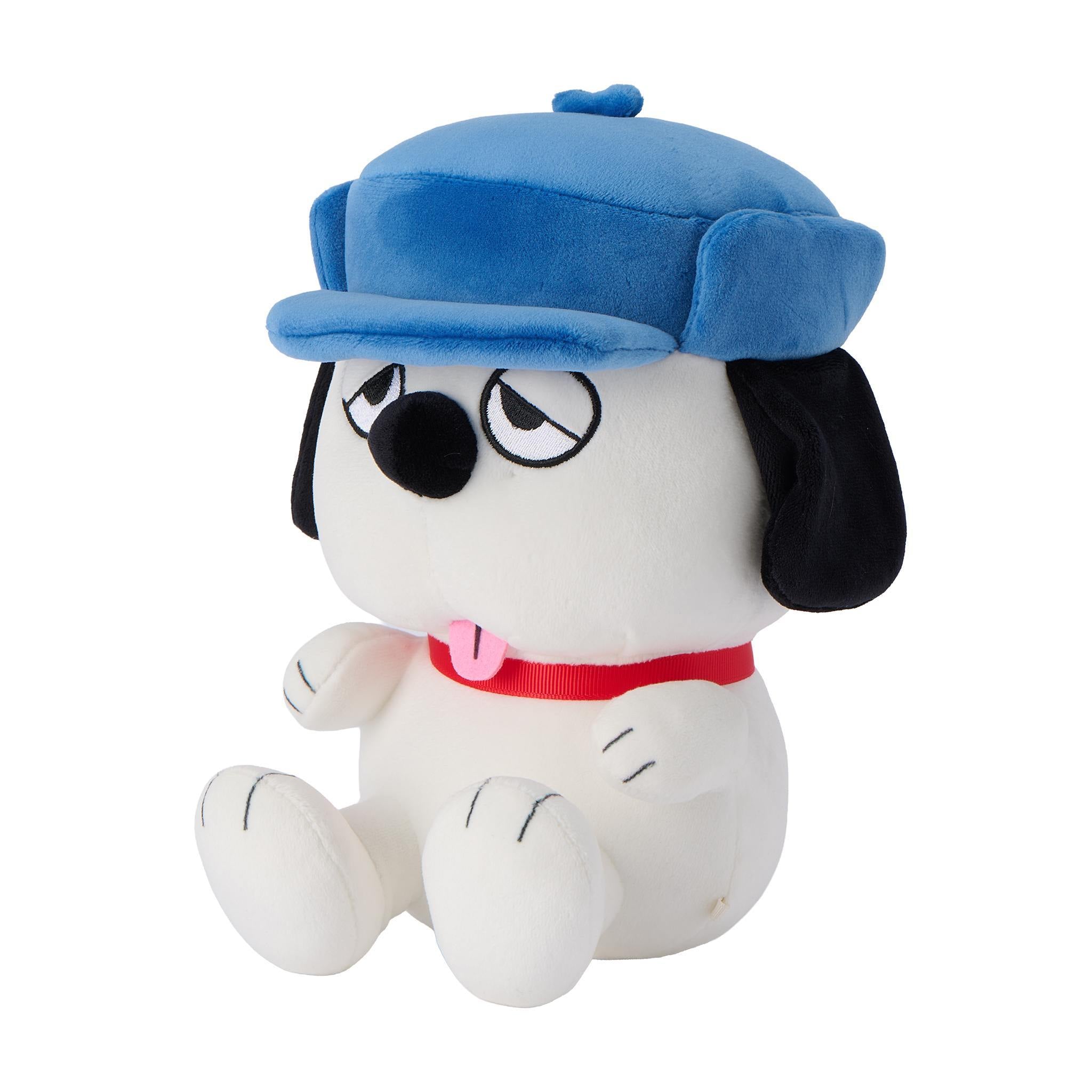 Snoopy plush wearing a blue cap from the Peanuts Adopt a Puppy Wave 01 set