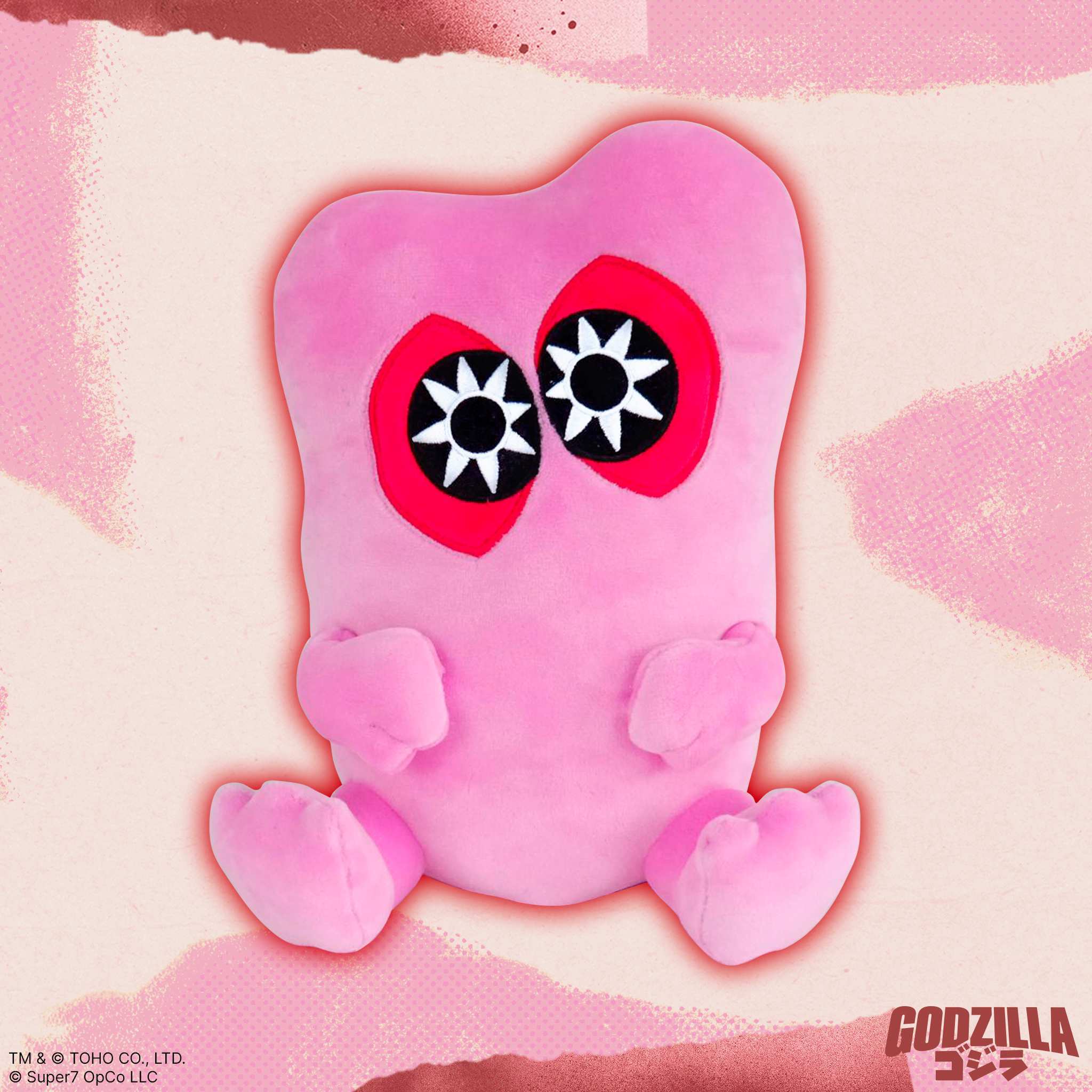 Toho Super Duper Plush Wave 04 - Hedorah (Pink)