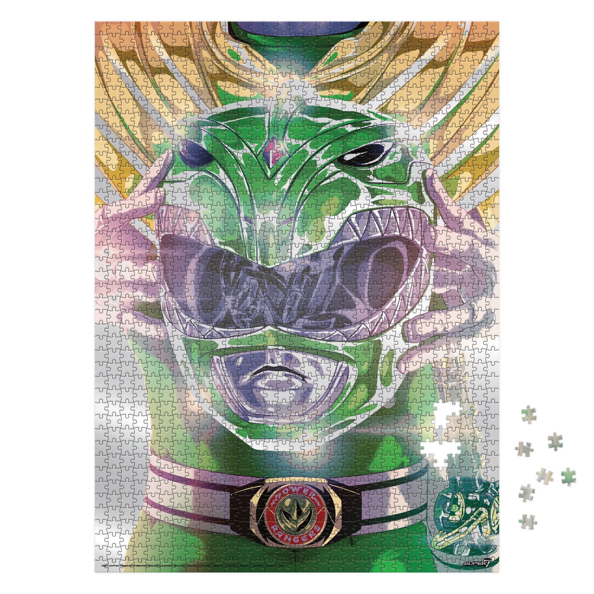 Mighty Morphin Power Rangers Puzzles - Green Ranger