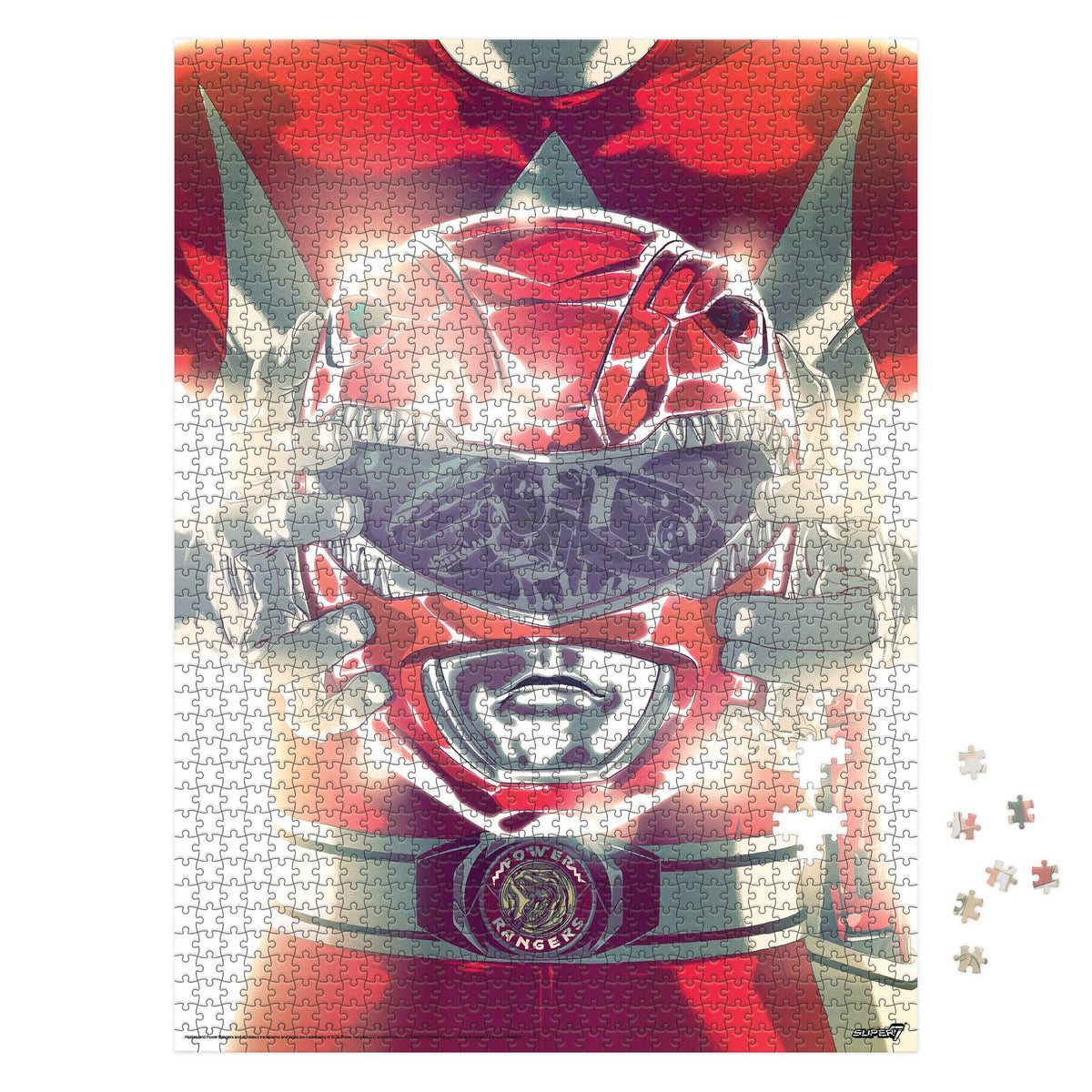 Mighty Morphin Power Ranger - Red Ranger Foil Puzzle – Super7