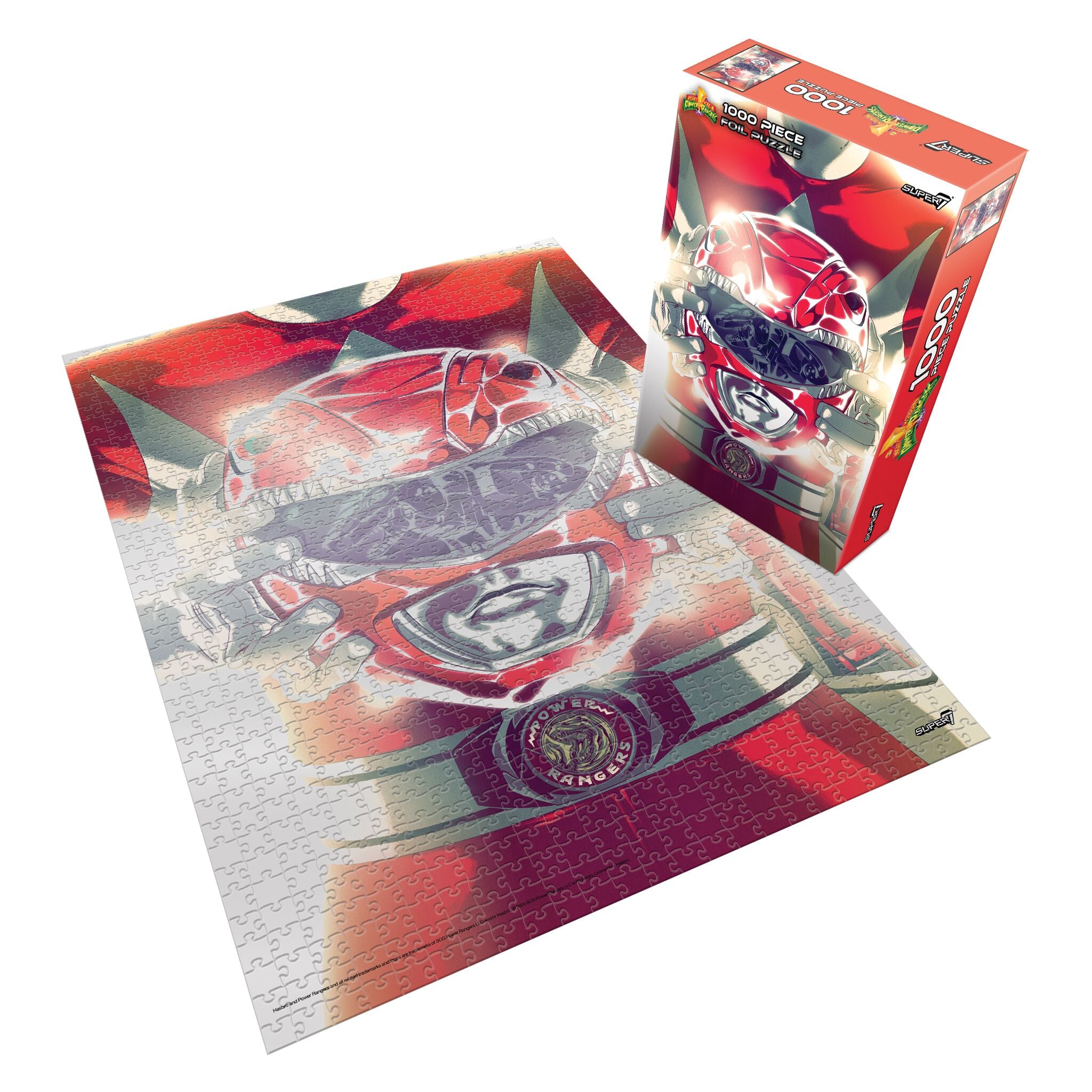 Mighty Morphin Power Ranger - Red Ranger Foil Puzzle