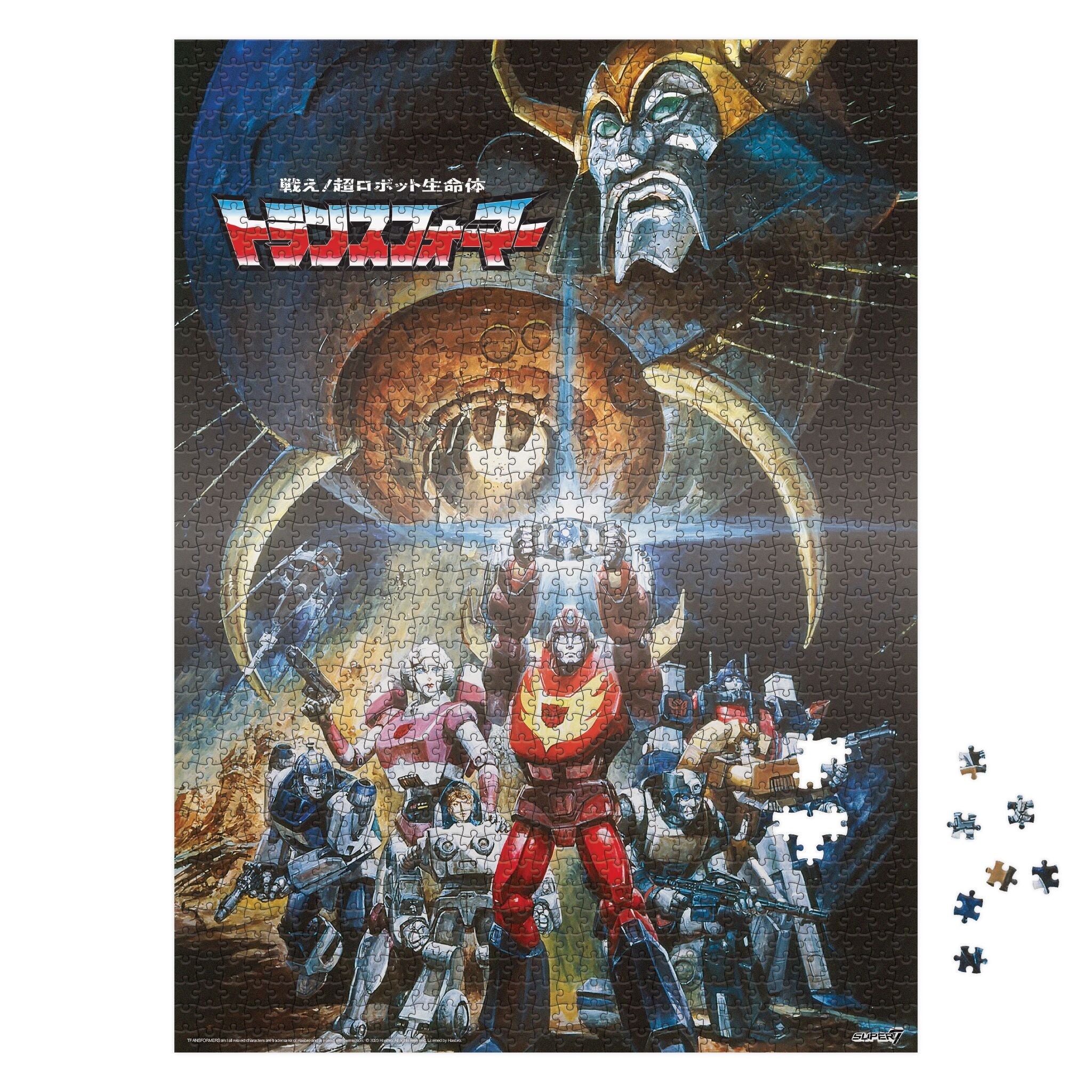 Transformers Japanese ’86 Movie Poster Puzzle