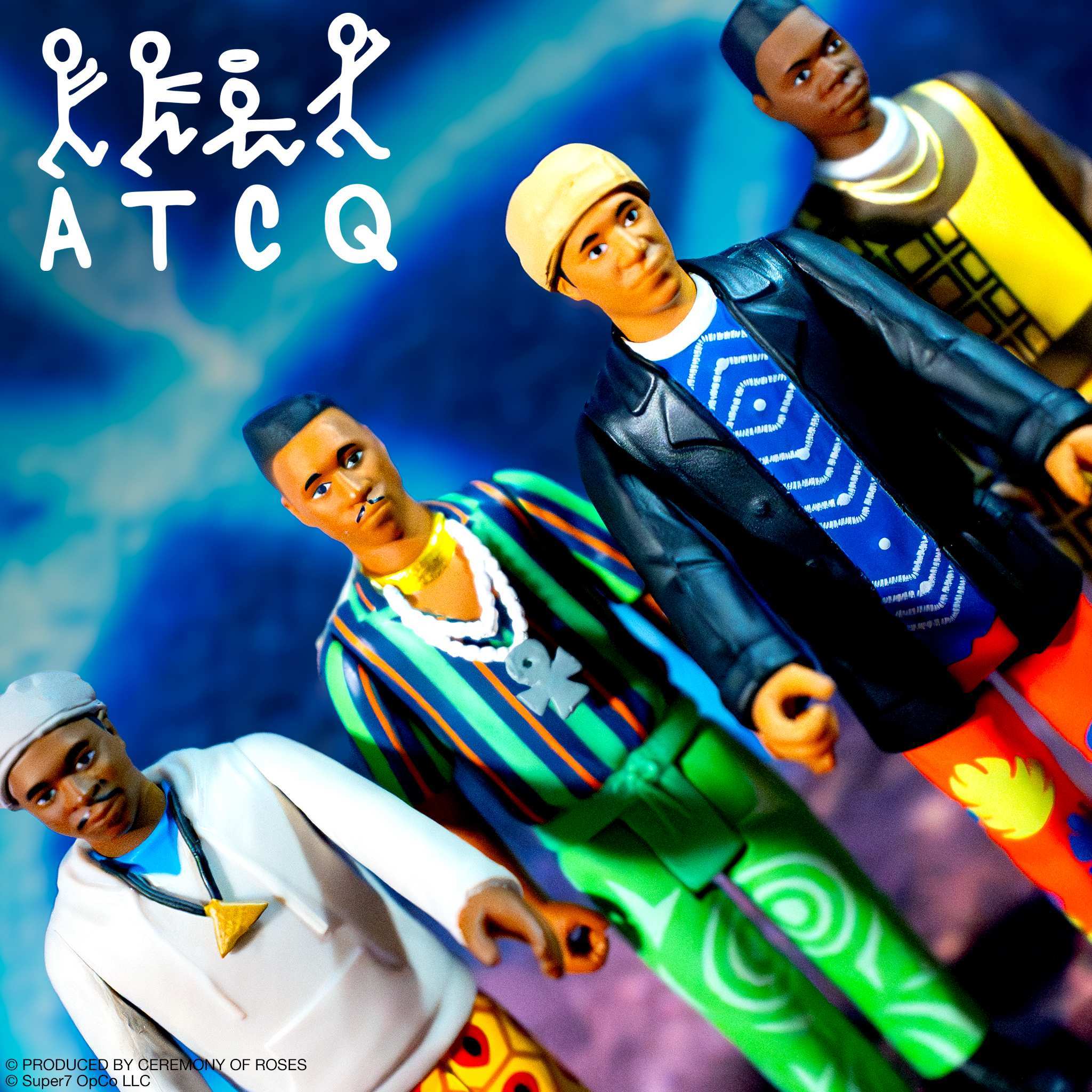 A TRIBE CALLED QUEST ReAction Figures Wave 01 - People's Instinctive Travels and the Paths of Rhythm (4-Pack)
