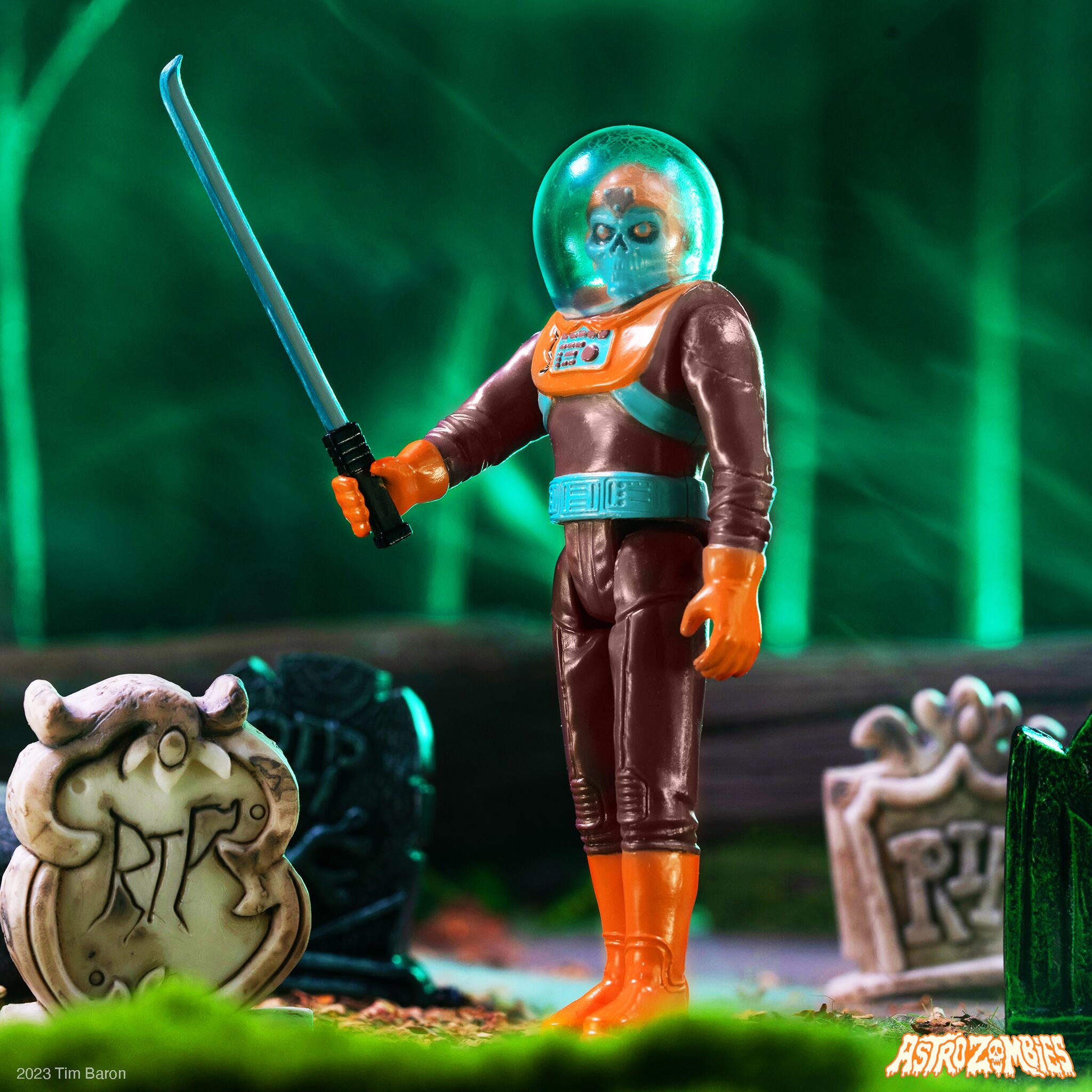 Astro Zombies ReAction Figures Wave 03 - Astro Zombie (Maroon/Orange)