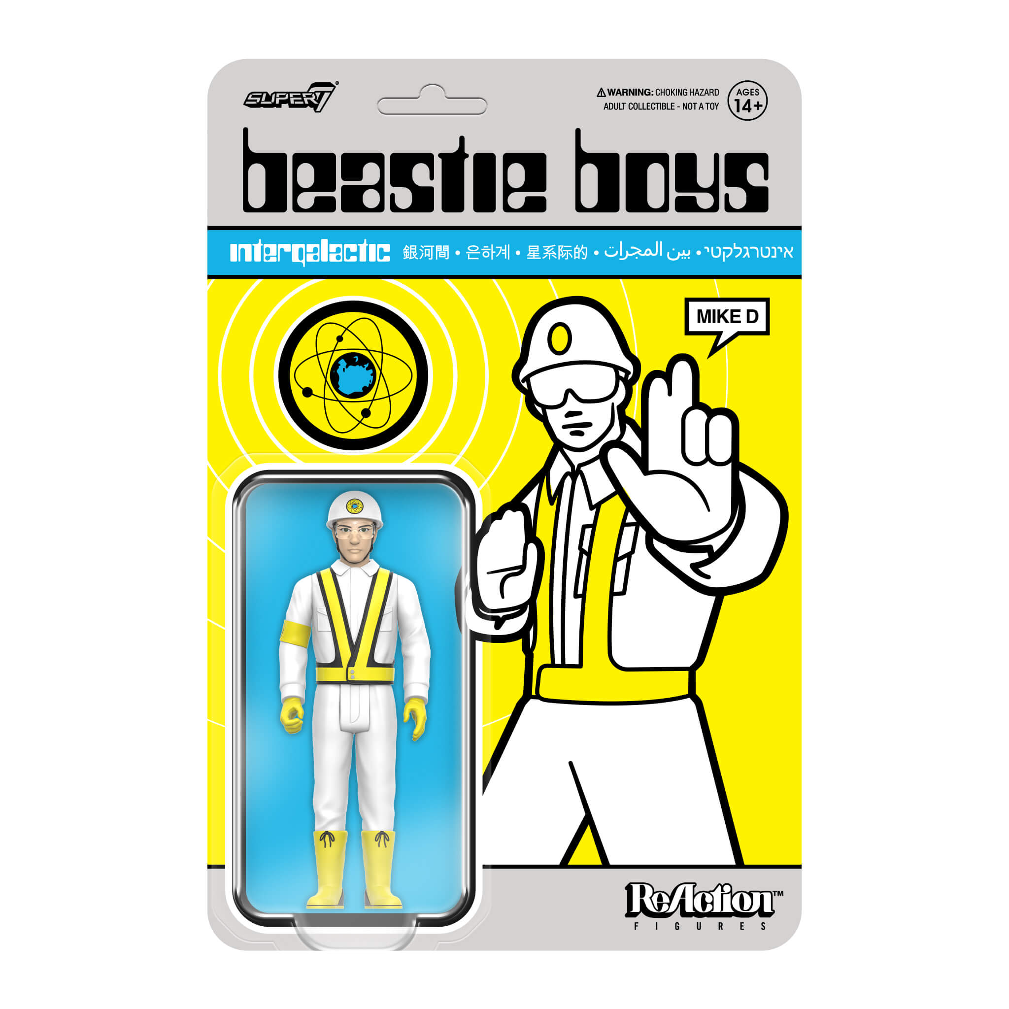 ●ビースティー・ボーイズ フィギュア インターギャラクティック 洋楽 スーパー7 Beastie Boys ReAction Figures Wave 04 - Mike D (Intergalactic Crossing