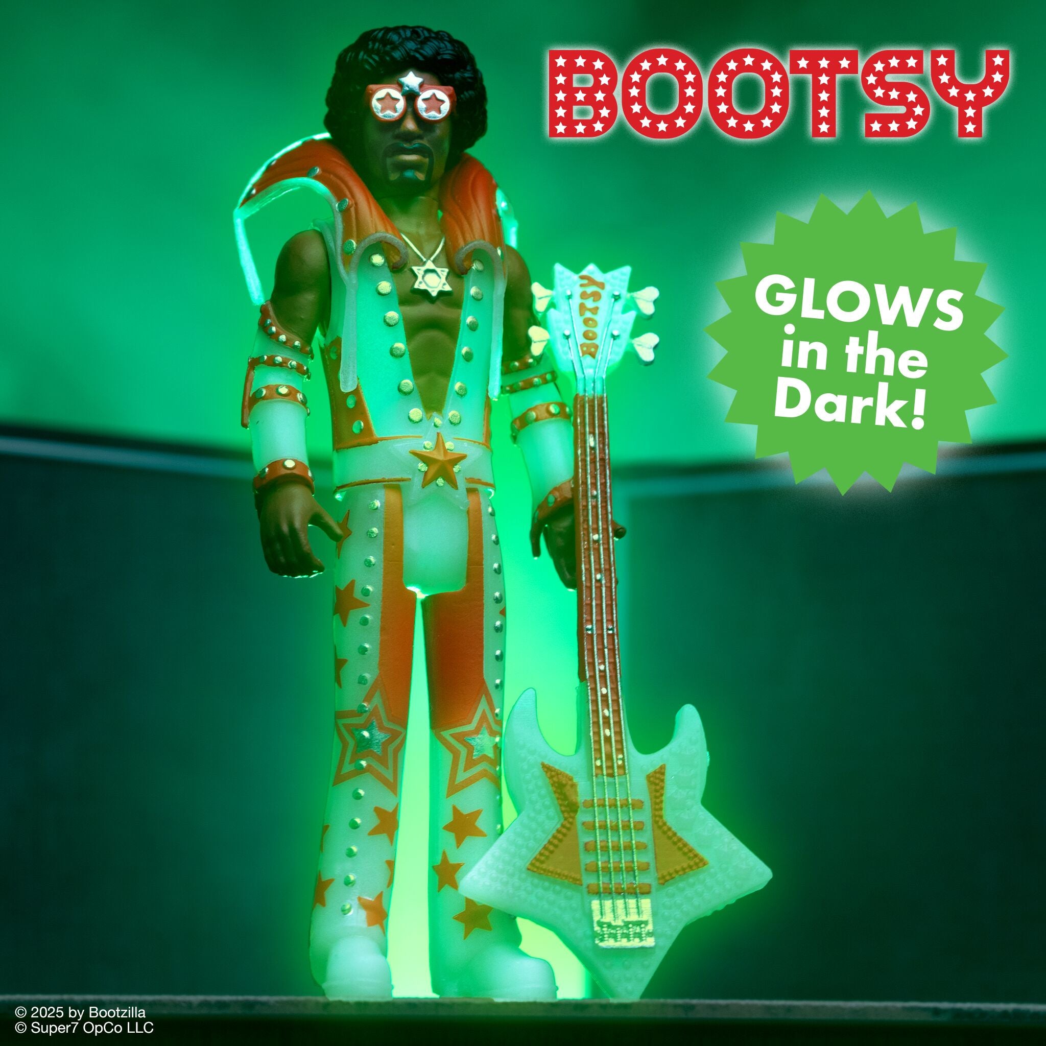 Bootsy Collins ReAction Figures Wave 03 - Bootsy Collins (Glow)