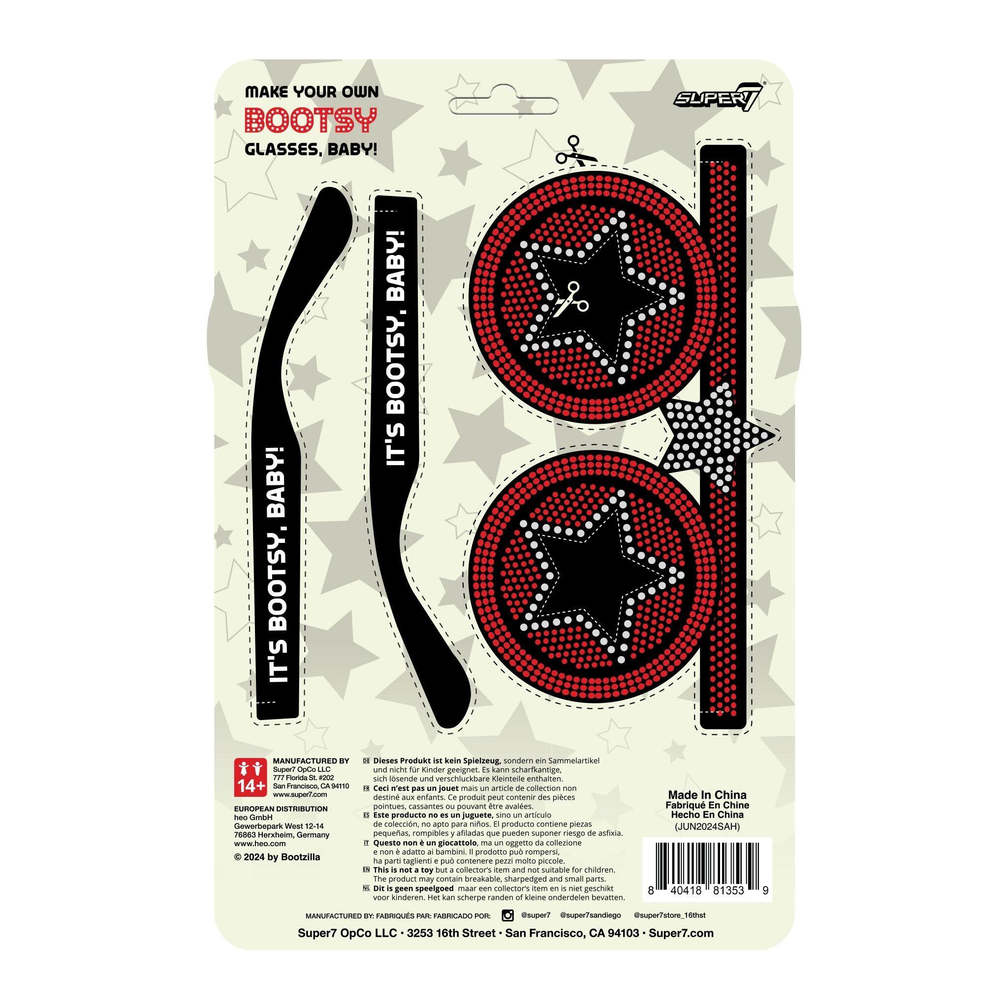 Bootsy Collins ReAction Figures Wave 03 - Bootsy Collins (Glow)