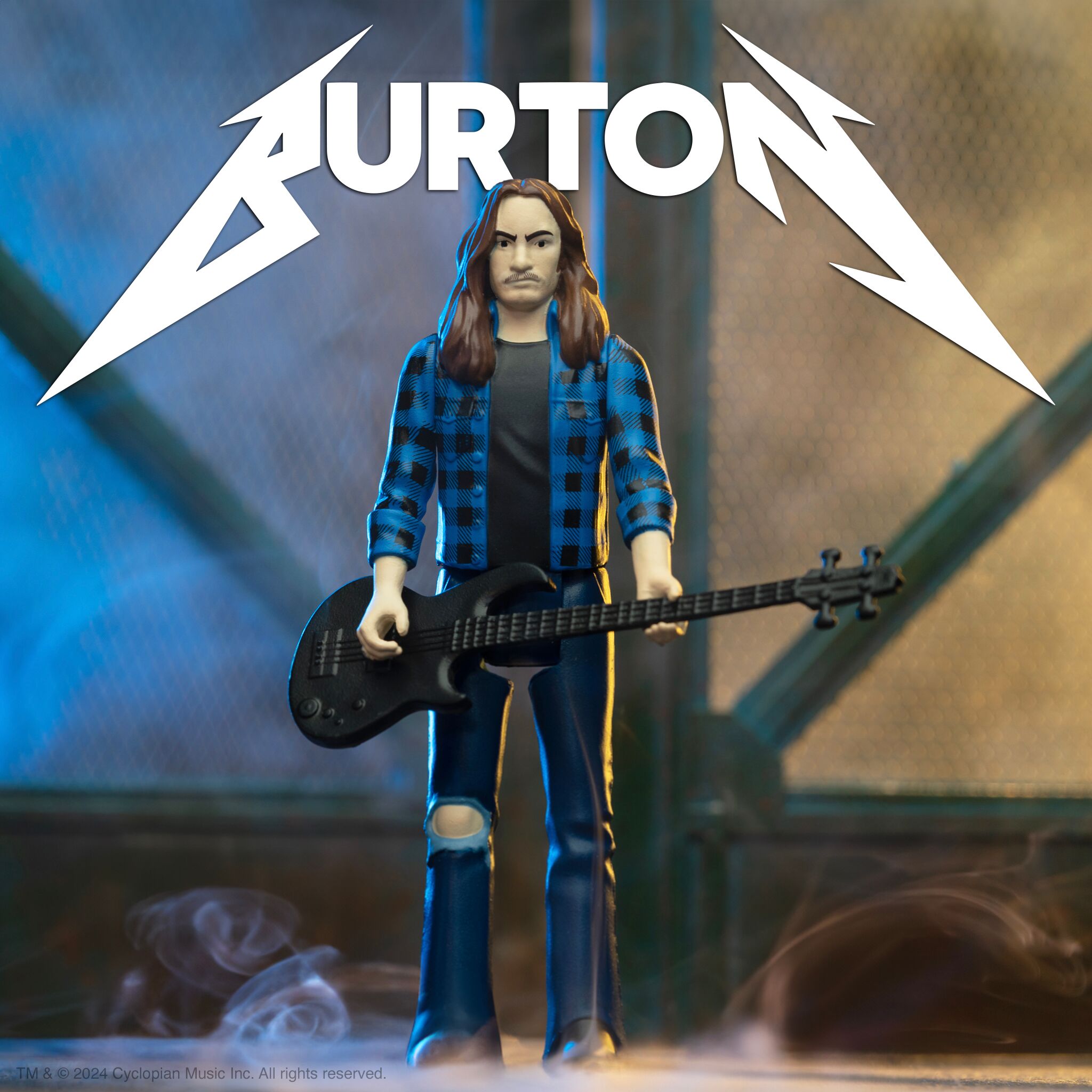 Cliff Burton ReAction Figures - Cliff Burton (Flannel Shirt)